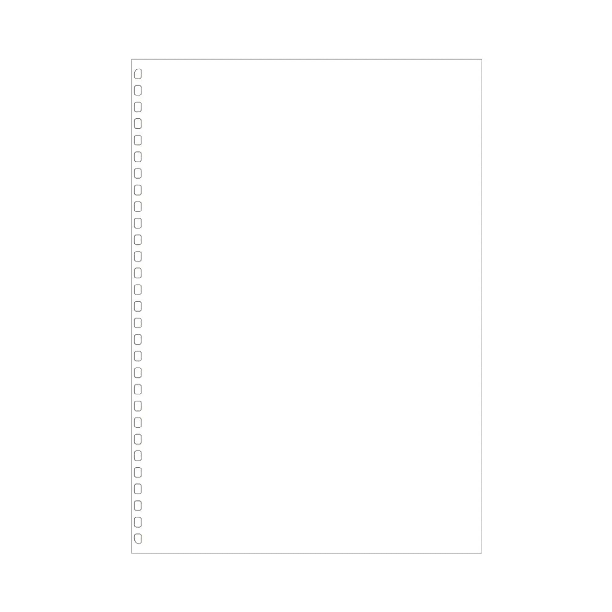 オープンリングノート・ツイストノート＜適合リーフ・無地＞　セミＢ５(25組セット) N1600Pset25 画像02