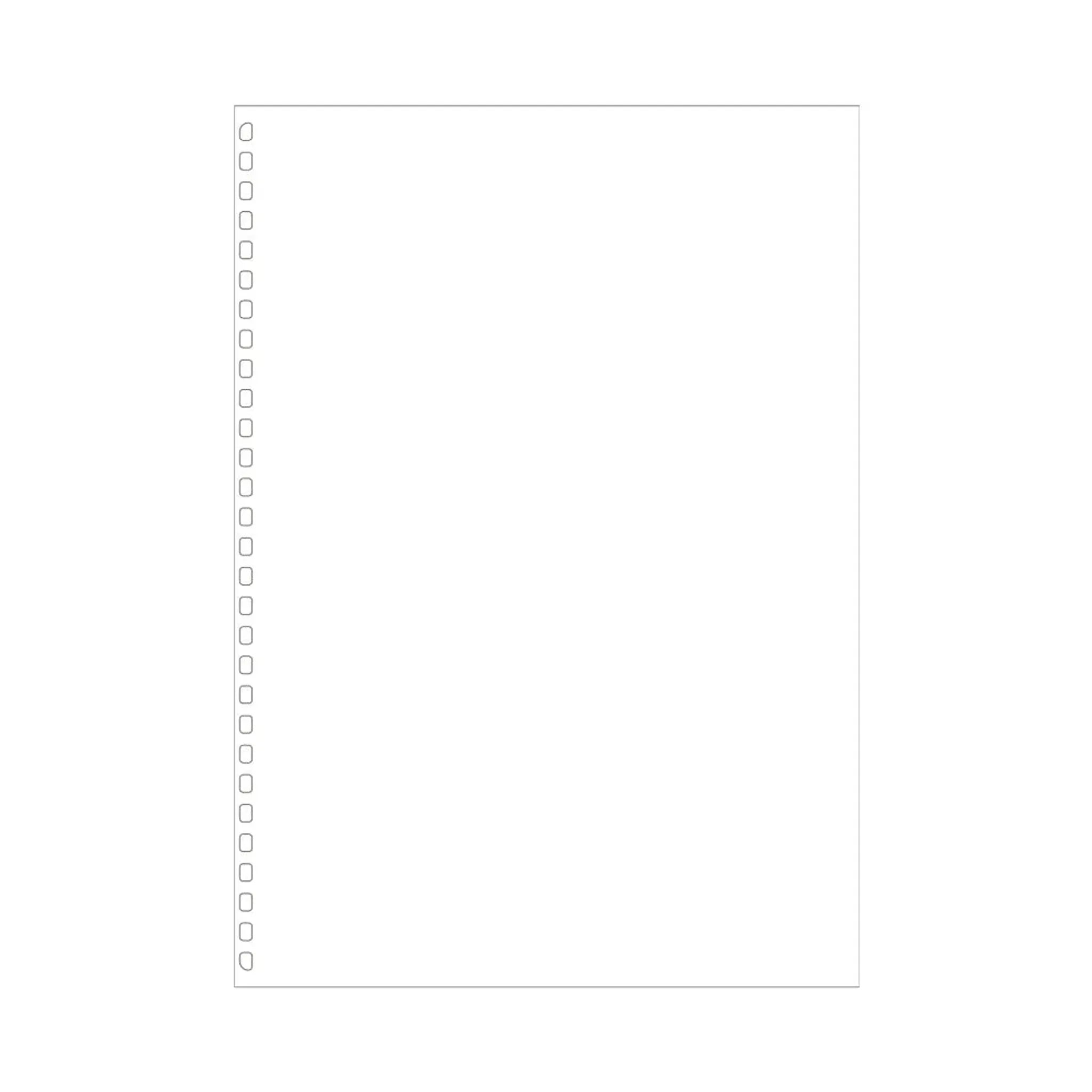オープンリングノート・ツイストノート＜適合リーフ・無地＞　セミＢ５(25組セット) N1600Pset25 画像02