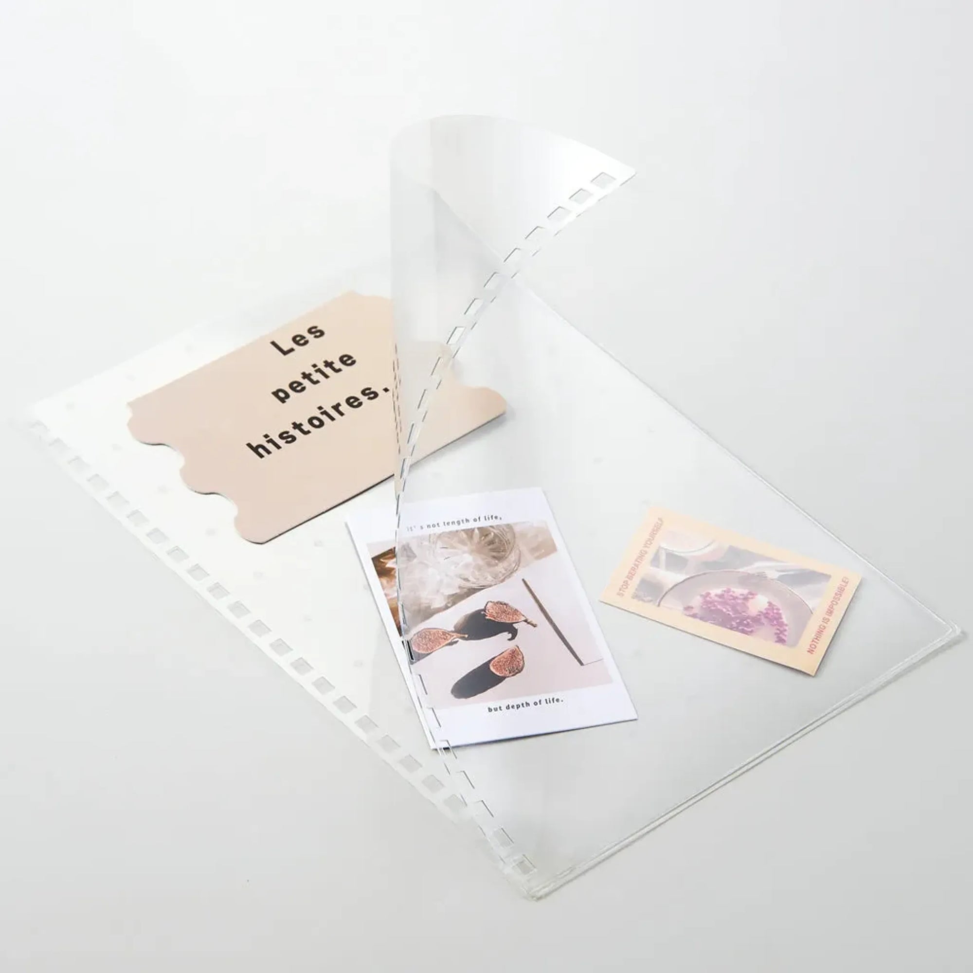カスタマイズ オープンリングノート ポケットタイプ表紙　Ａ５(クリスタル) N2901-25 画像02