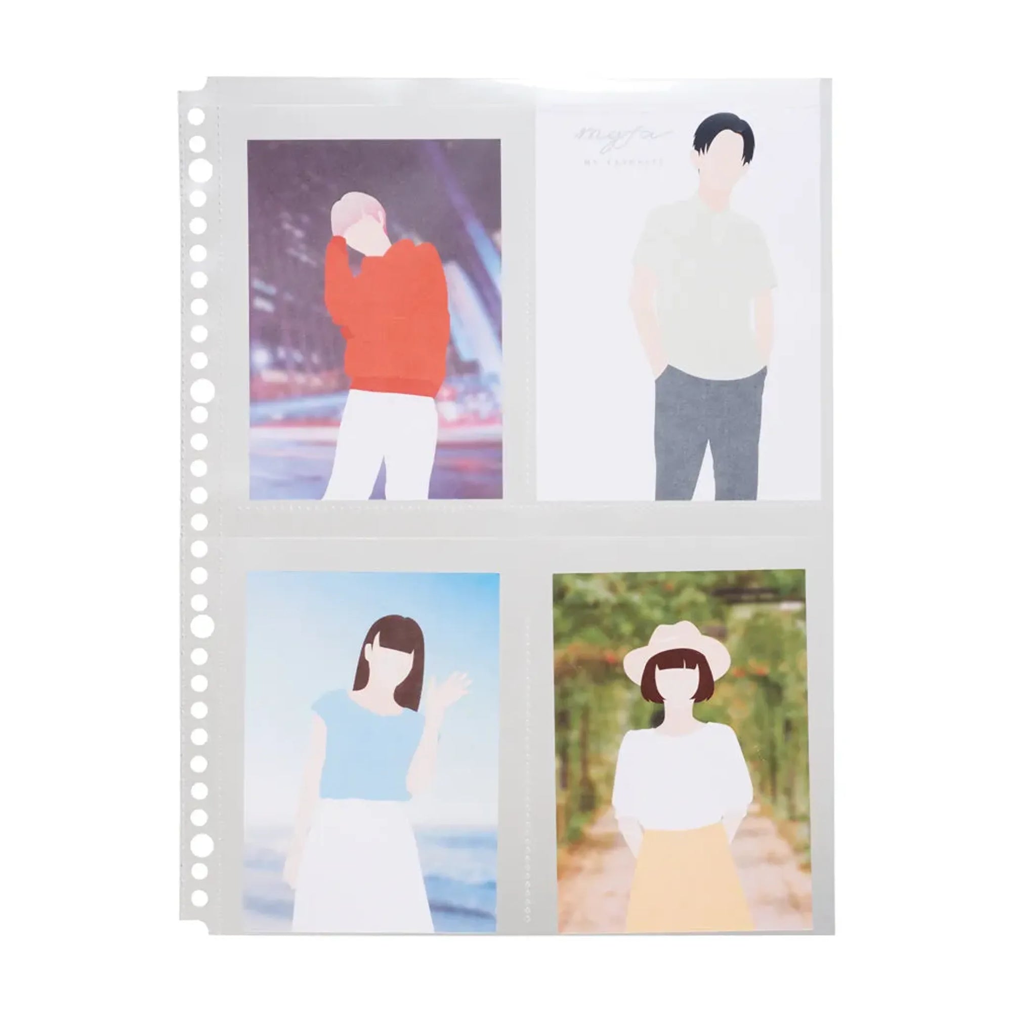 ｍｙｆａ　コレクションポケット ４ポケット　Ａ４(20組セット) N3304set20 画像03