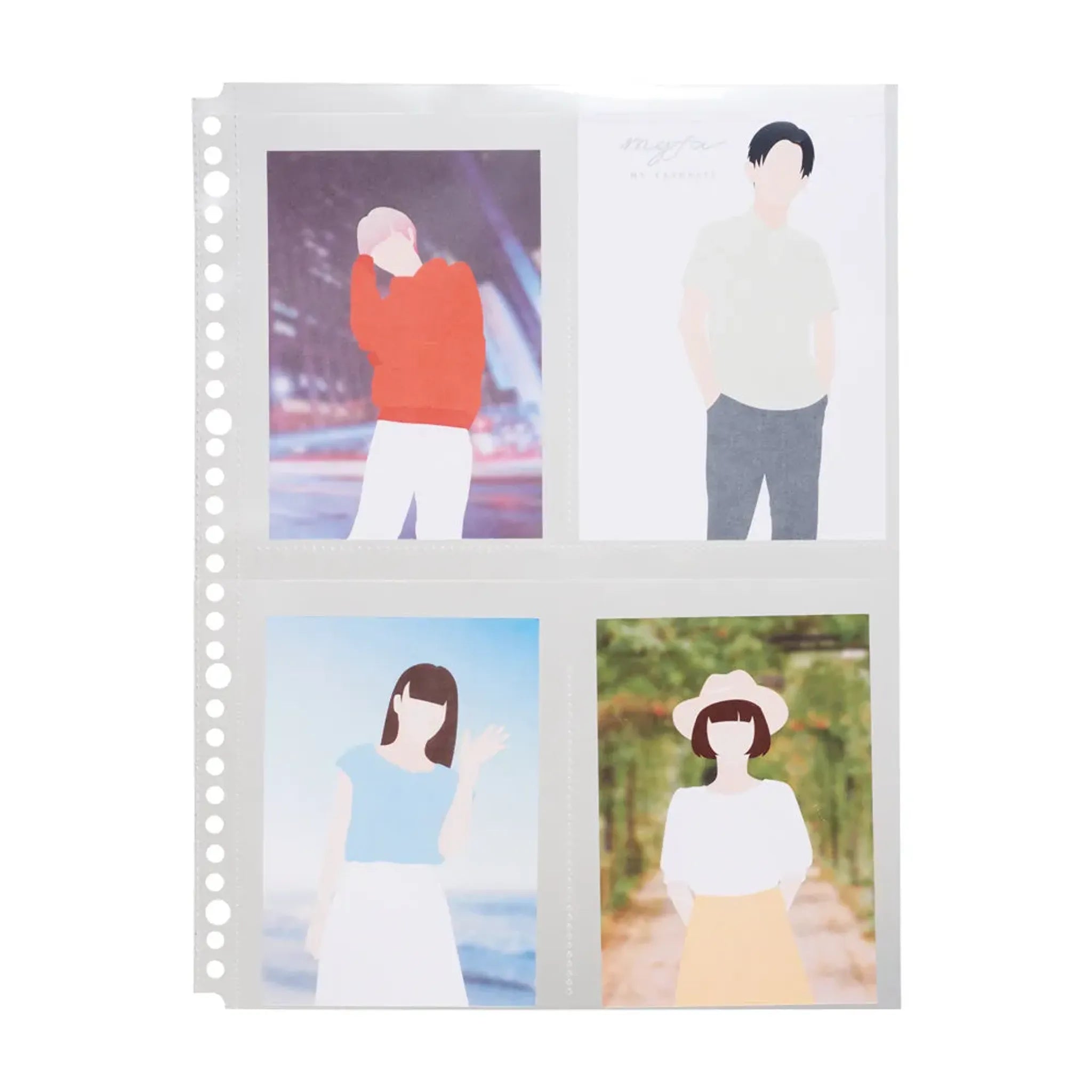 ｍｙｆａ　コレクションポケット ４ポケット　Ａ４(20組セット) N3304set20 画像03