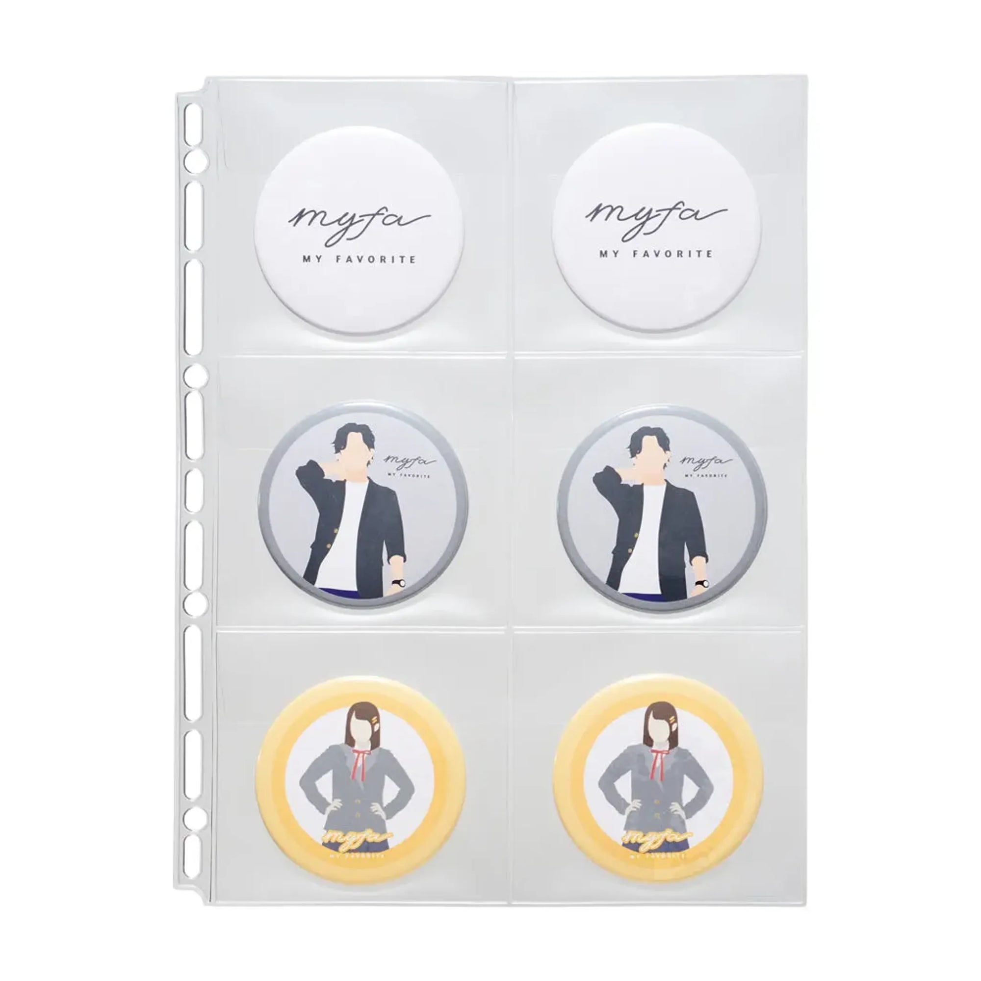 ｍｙｆａ　コレクションポケット＜ＰＶＣ＞ ６ポケット　Ａ４(20組セット) N3310set20 画像03