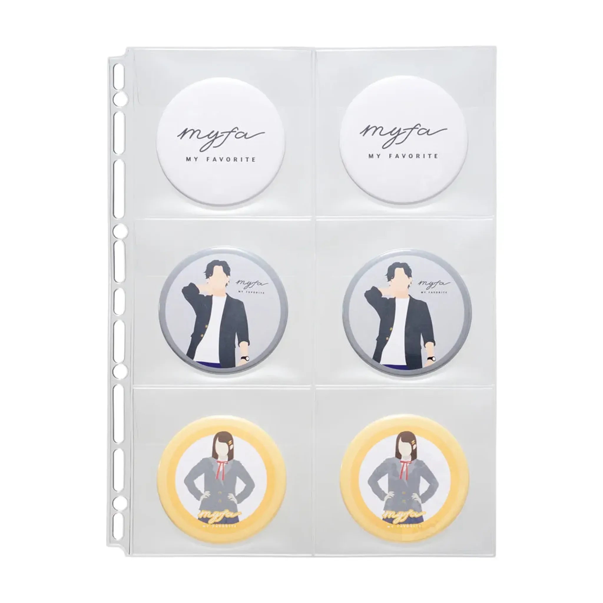 ｍｙｆａ　コレクションポケット＜ＰＶＣ＞ ６ポケット　Ａ４(20組セット) N3310set20 画像03