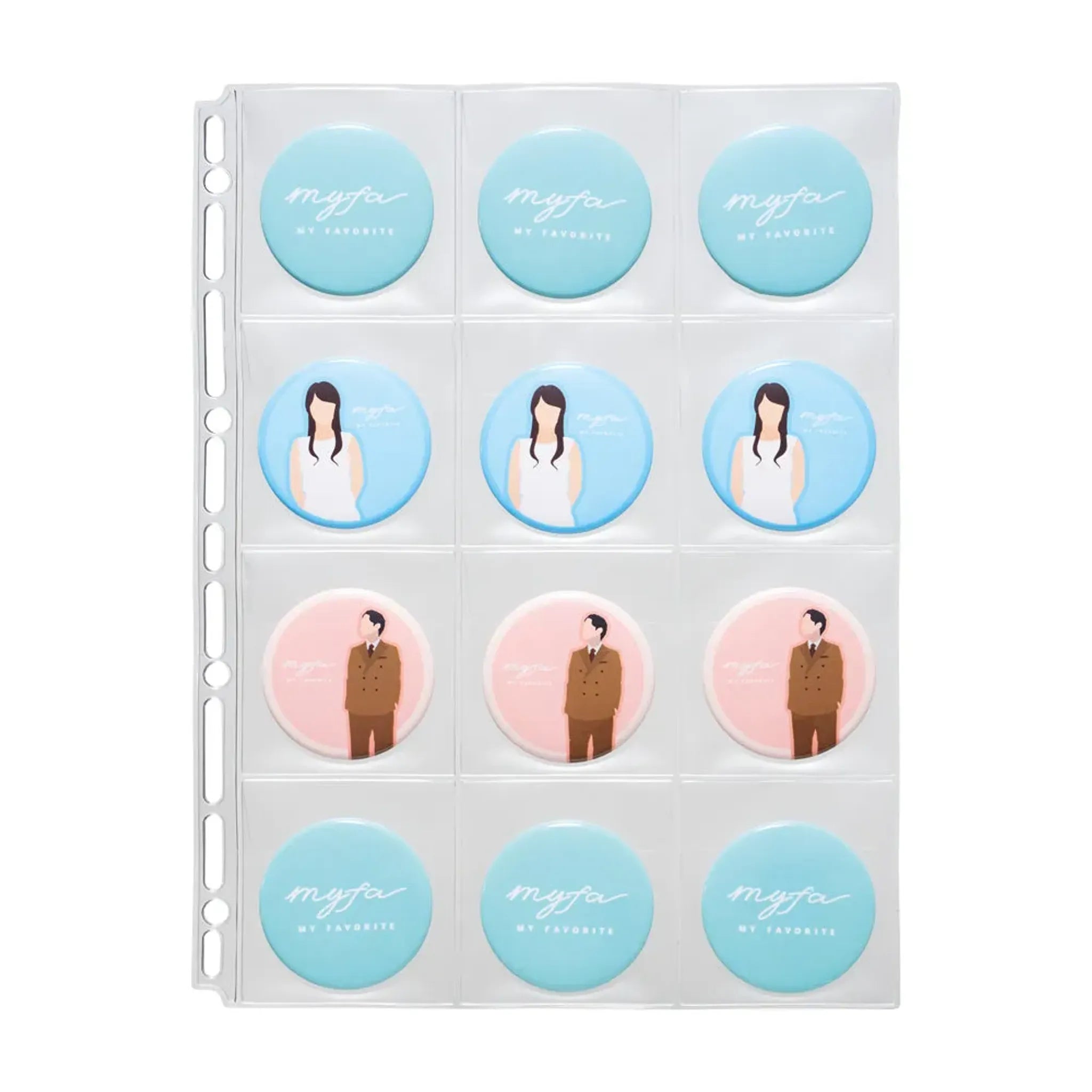 ｍｙｆａ　コレクションポケット＜ＰＶＣ＞ １２ポケット　Ａ４(20組セット) N3311set20 画像03