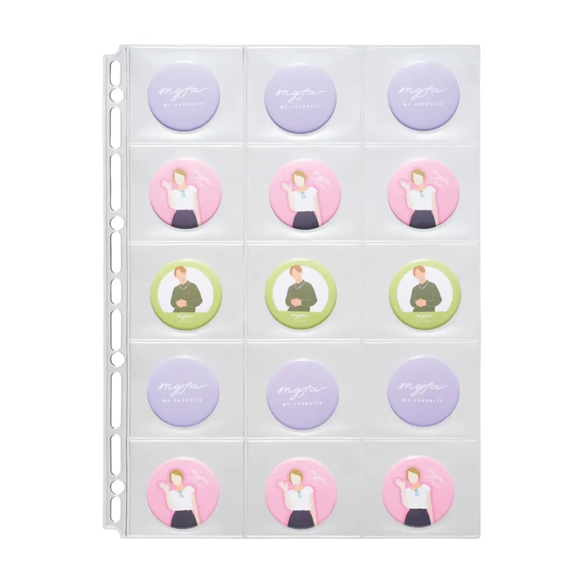 ｍｙｆａ　コレクションポケット＜ＰＶＣ＞ １５ポケット　Ａ４(20組セット) N3312set20 画像03