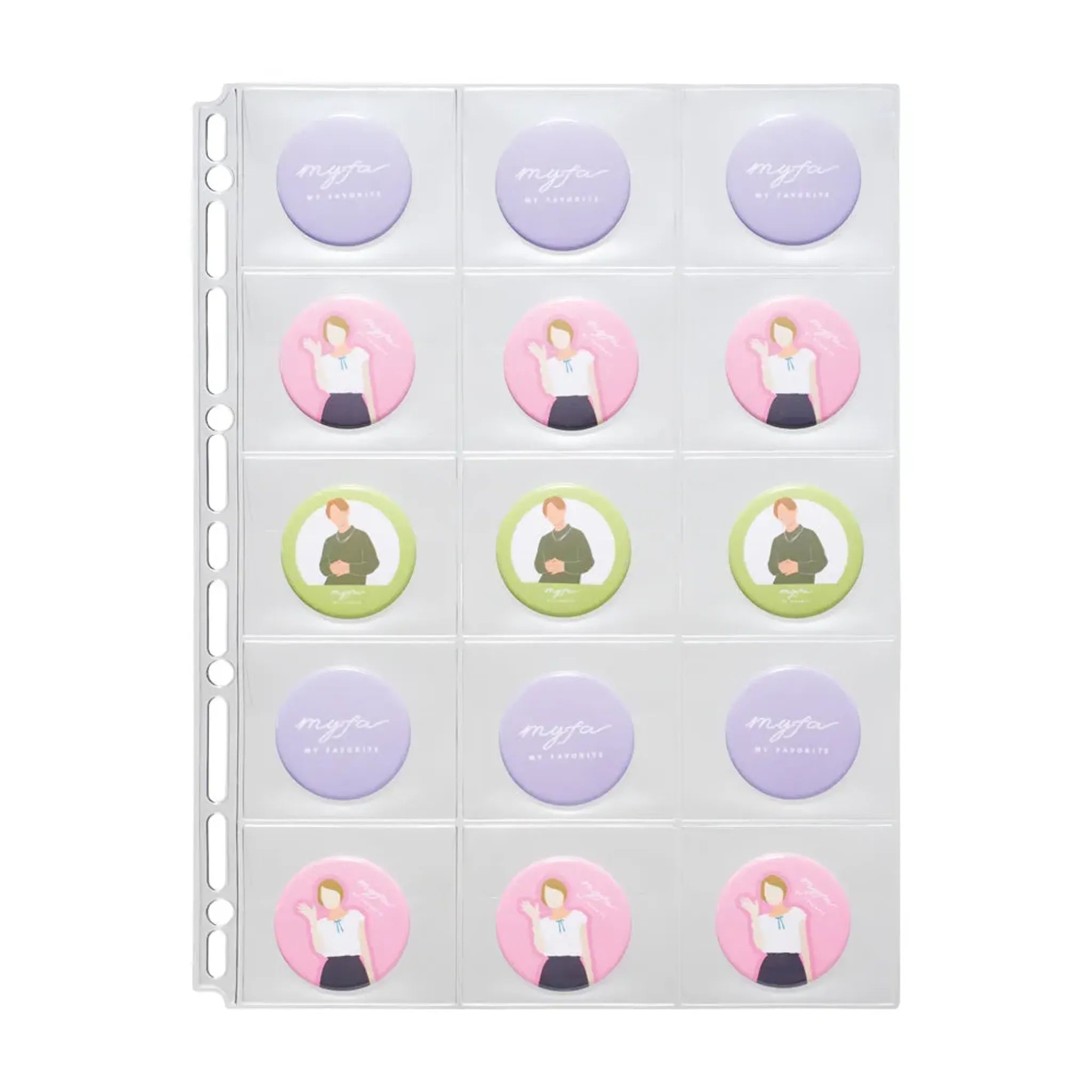 ｍｙｆａ　コレクションポケット＜ＰＶＣ＞ １５ポケット　Ａ４(20組セット) N3312set20 画像03