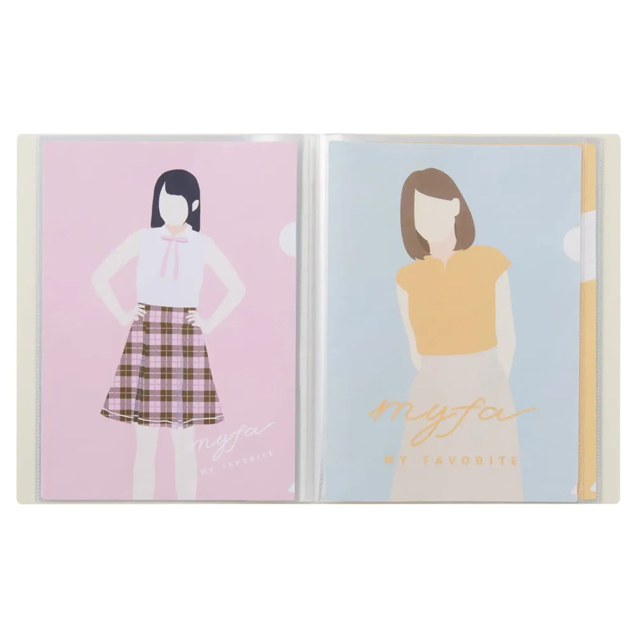 ｍｙｆａ　クリヤーホルダーコレクションファイル(ミルキーホワイト) N3323-0 画像04