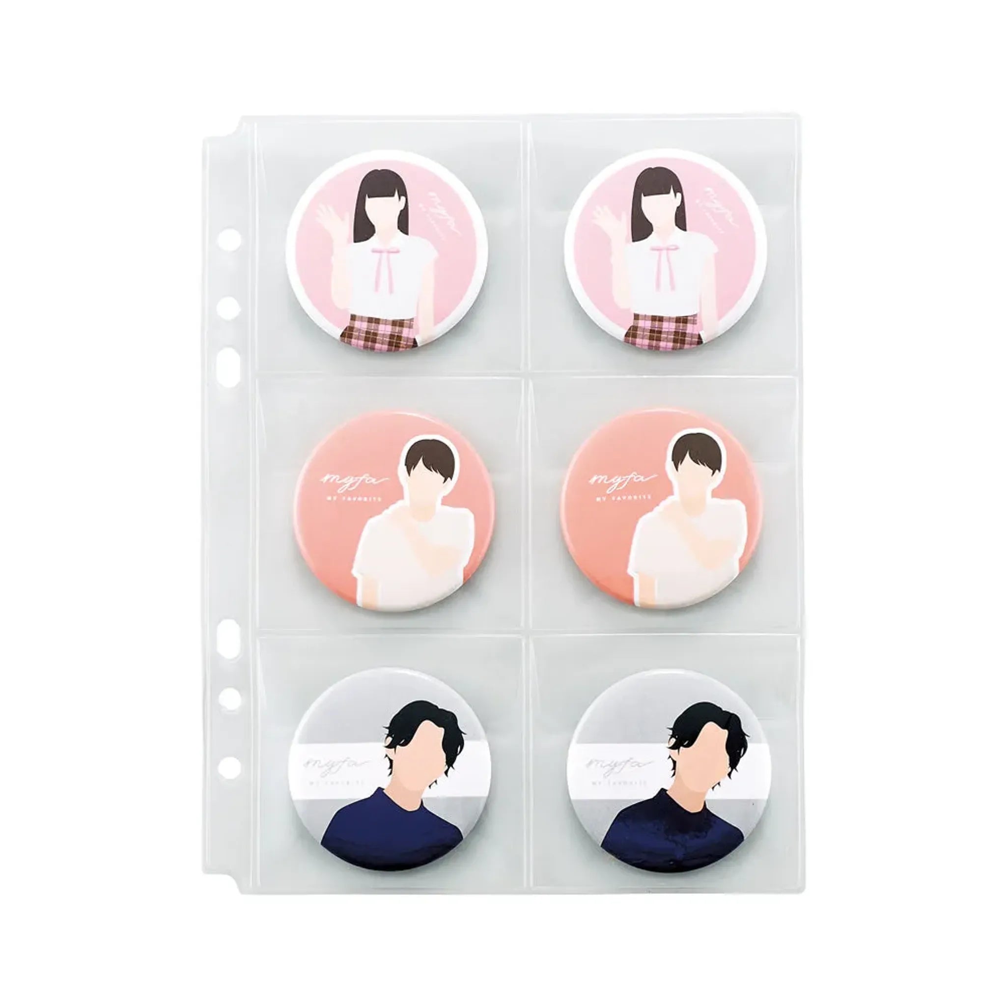 ｍｙｆａ　コレクションポケット＜ＰＶＣ＞6ポケット　Ａ５ N3351 画像03