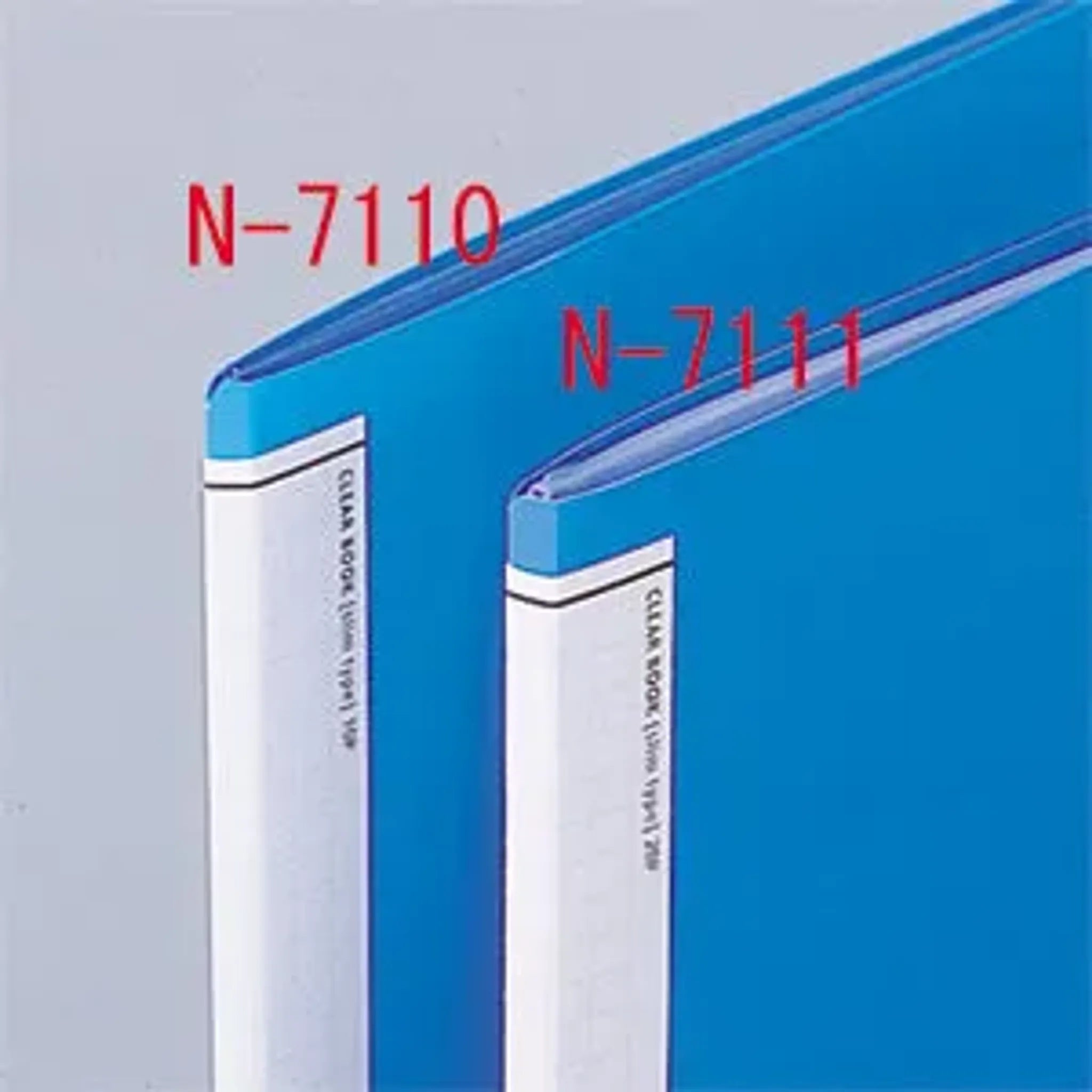 クリヤーブック（スリムタイプ）(青) N7111-8 画像03