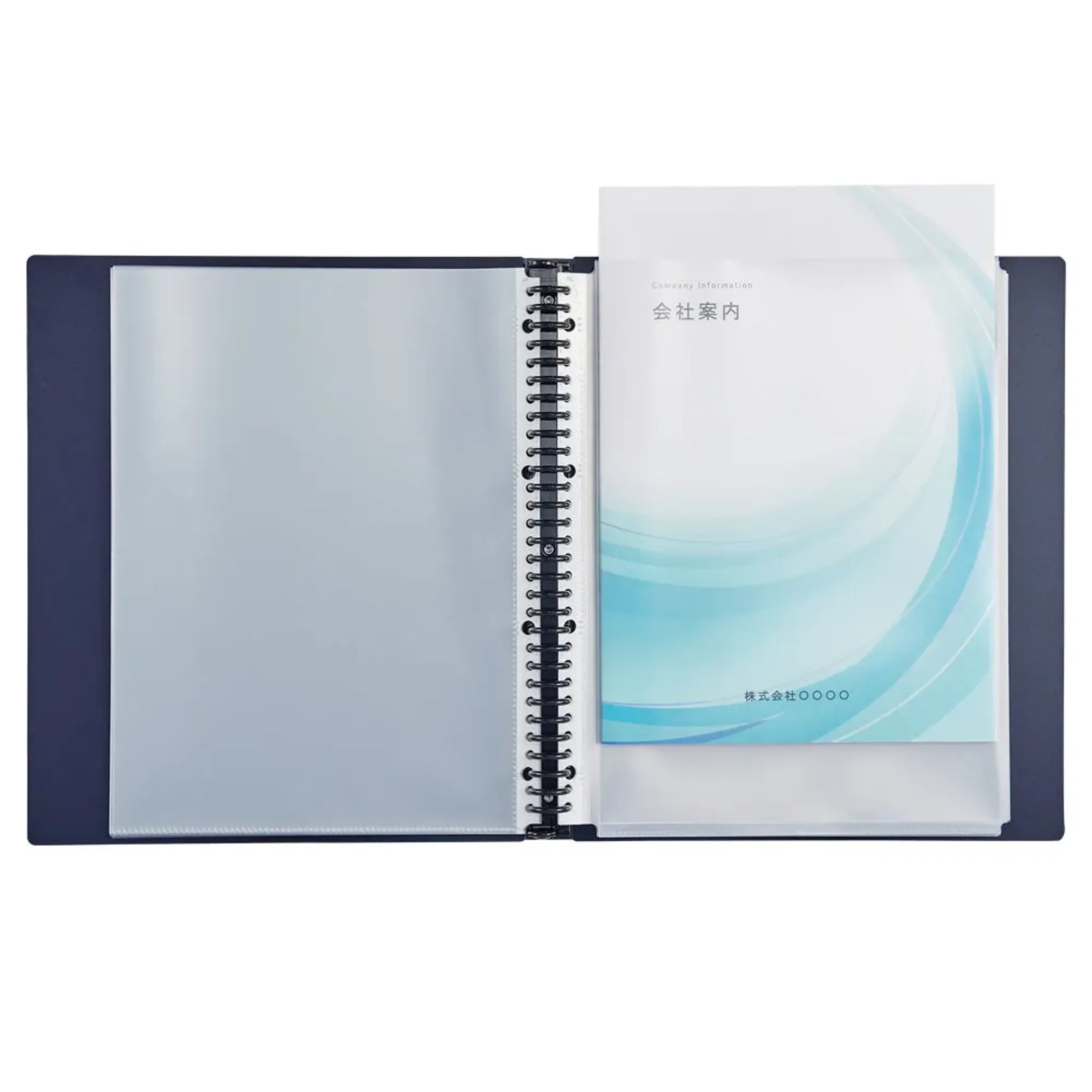 ＳＥＬＦＡＮＡ クリヤーブック＜ポケット交換式＞　Ａ４(ピュアブラック) N7200-24 画像04