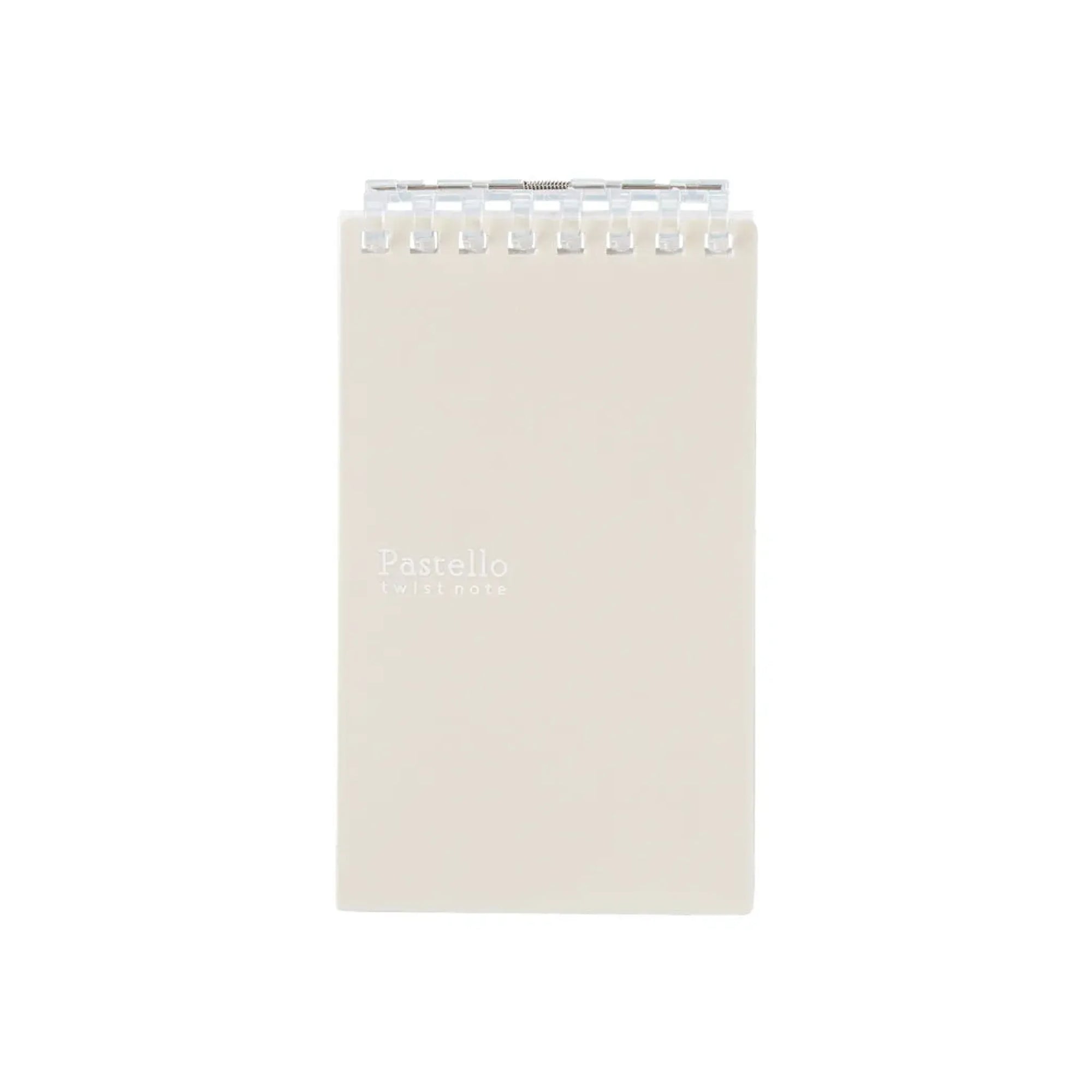 Pastello ツイストノート（メモサイズ）　リーフ４０枚(ベージュ) N1961-16 画像01