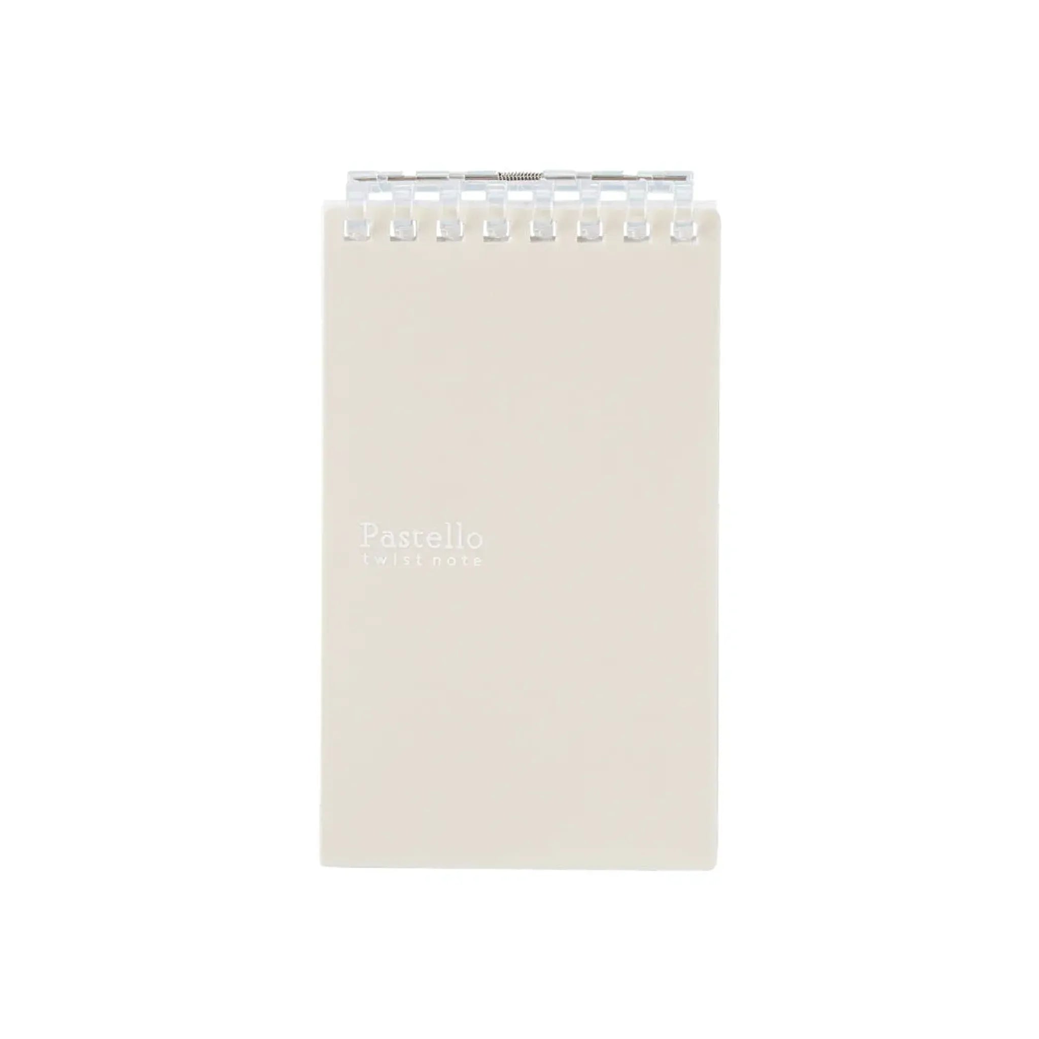 Pastello ツイストノート（メモサイズ）　リーフ４０枚(ベージュ) N1961-16 画像01