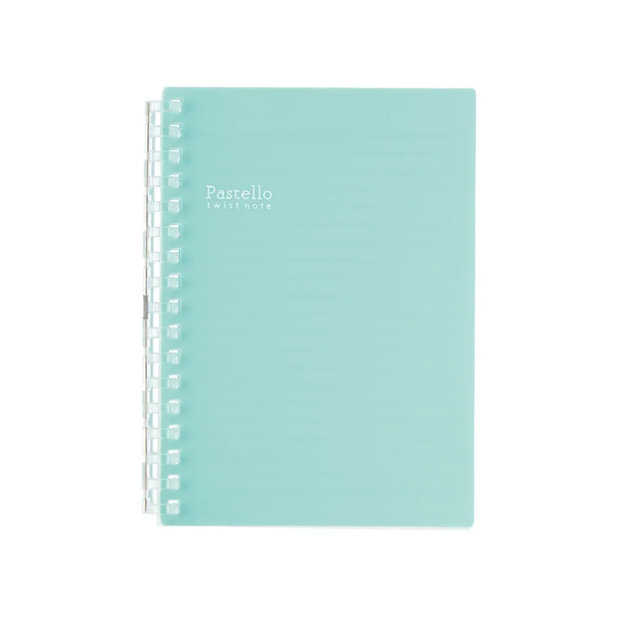 Pastello ツイストノート　Ａ６　リーフ３０枚(ライトグリーン) N1964-19 画像01