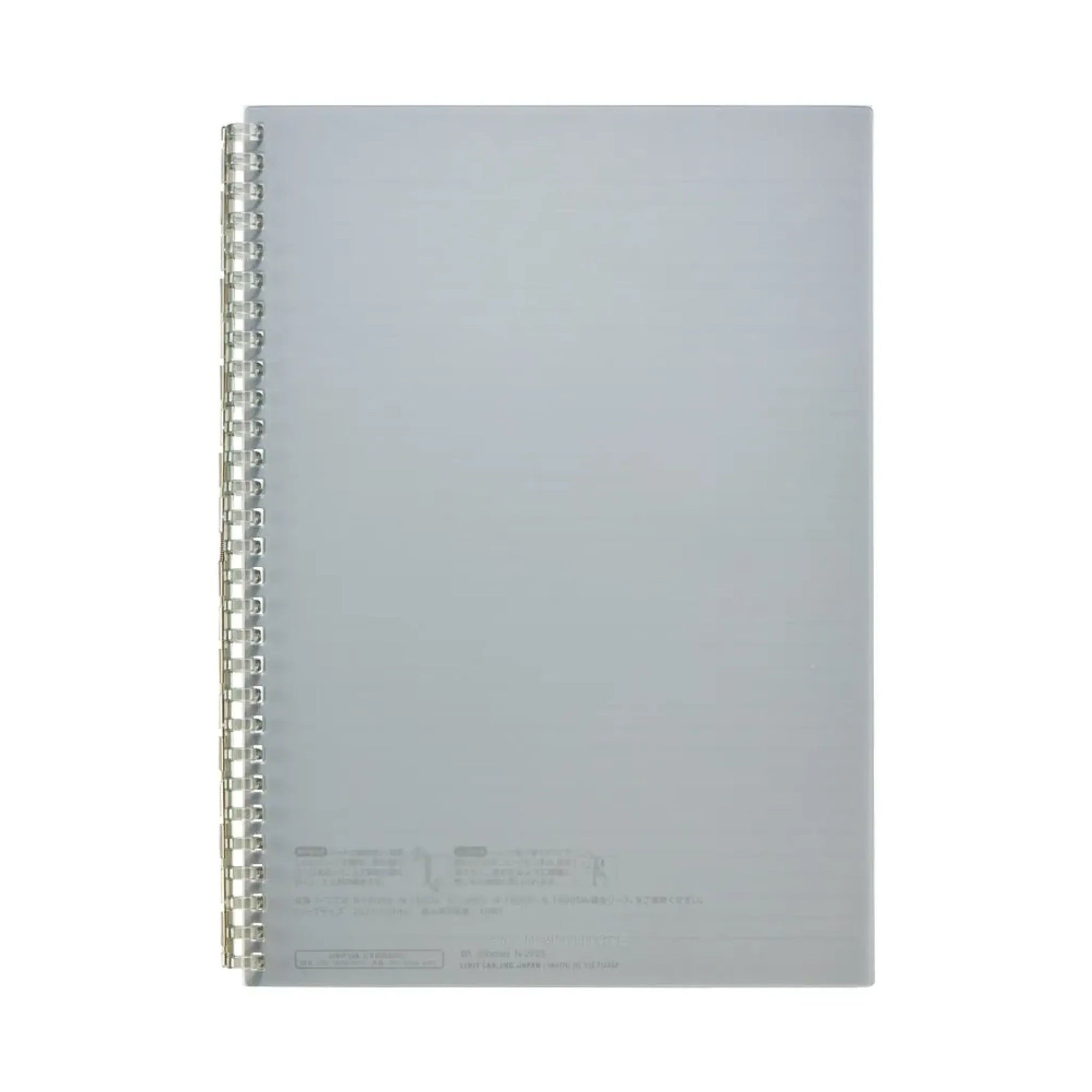 オープンリングノート　セミＢ５　リーフ３０枚(ブラック) N2725-24 画像01
