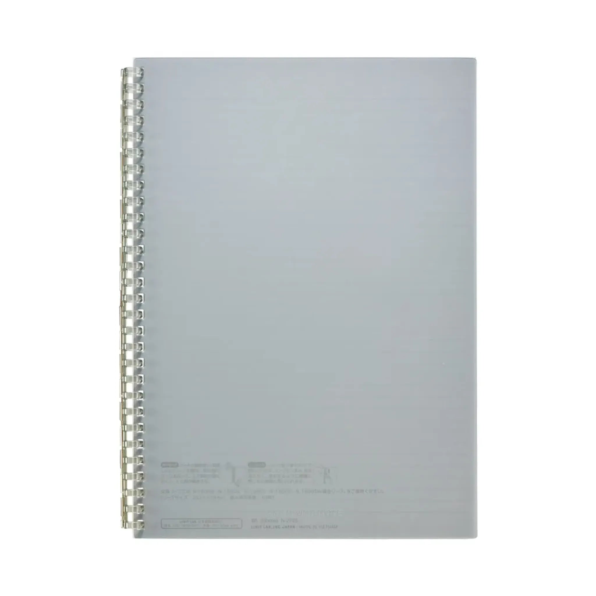オープンリングノート　セミＢ５　リーフ３０枚(ブラック) N2725-24 画像01