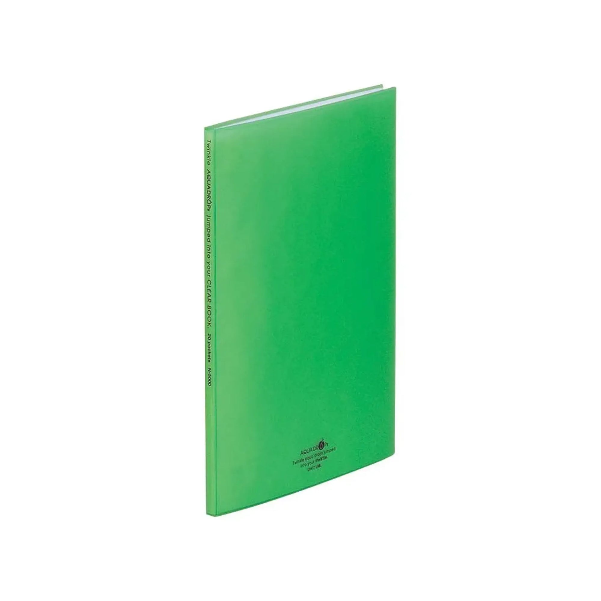 AQUA DROPs クリヤーブック(黄緑) N5000-6 画像01