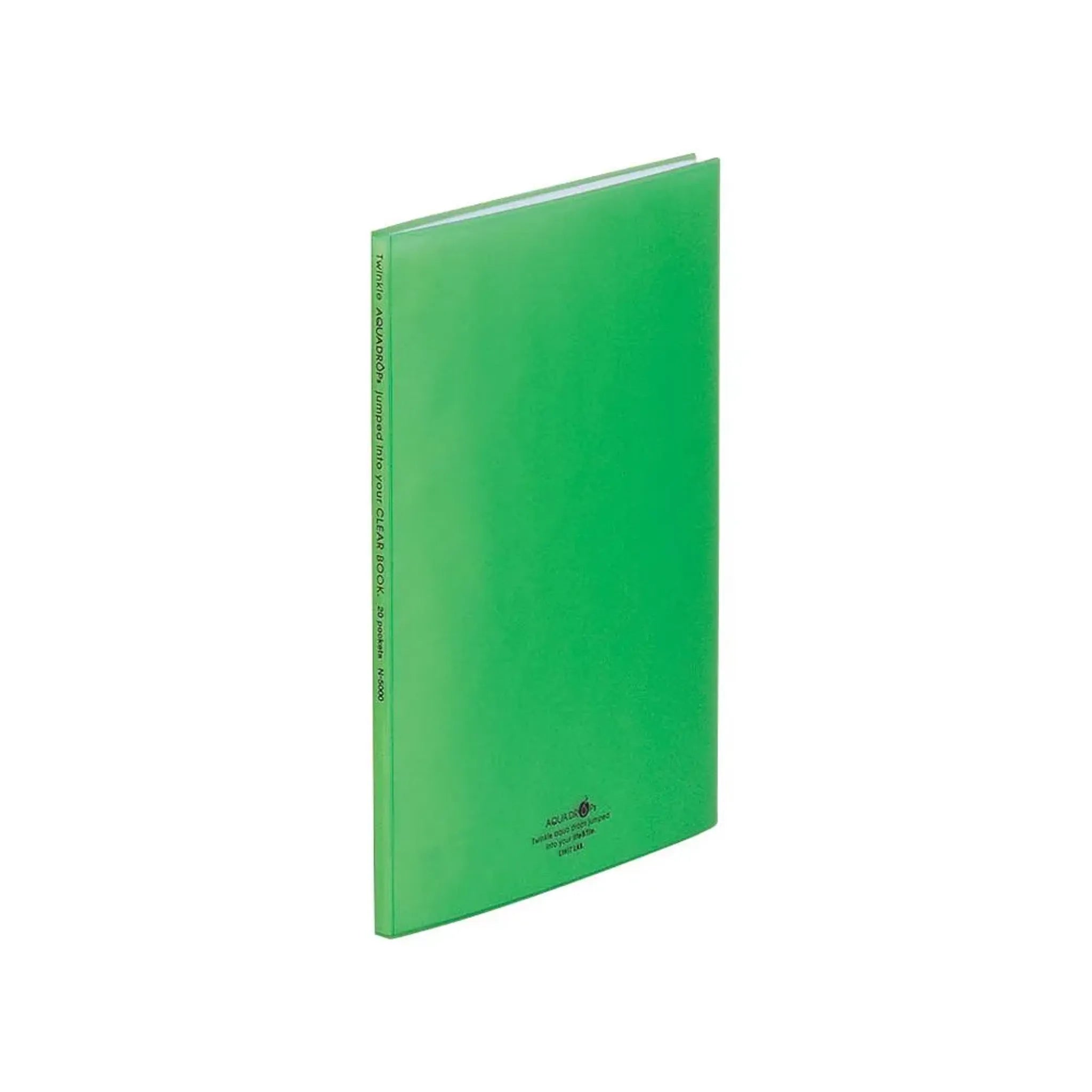 AQUA DROPs クリヤーブック(黄緑) N5000-6 画像01