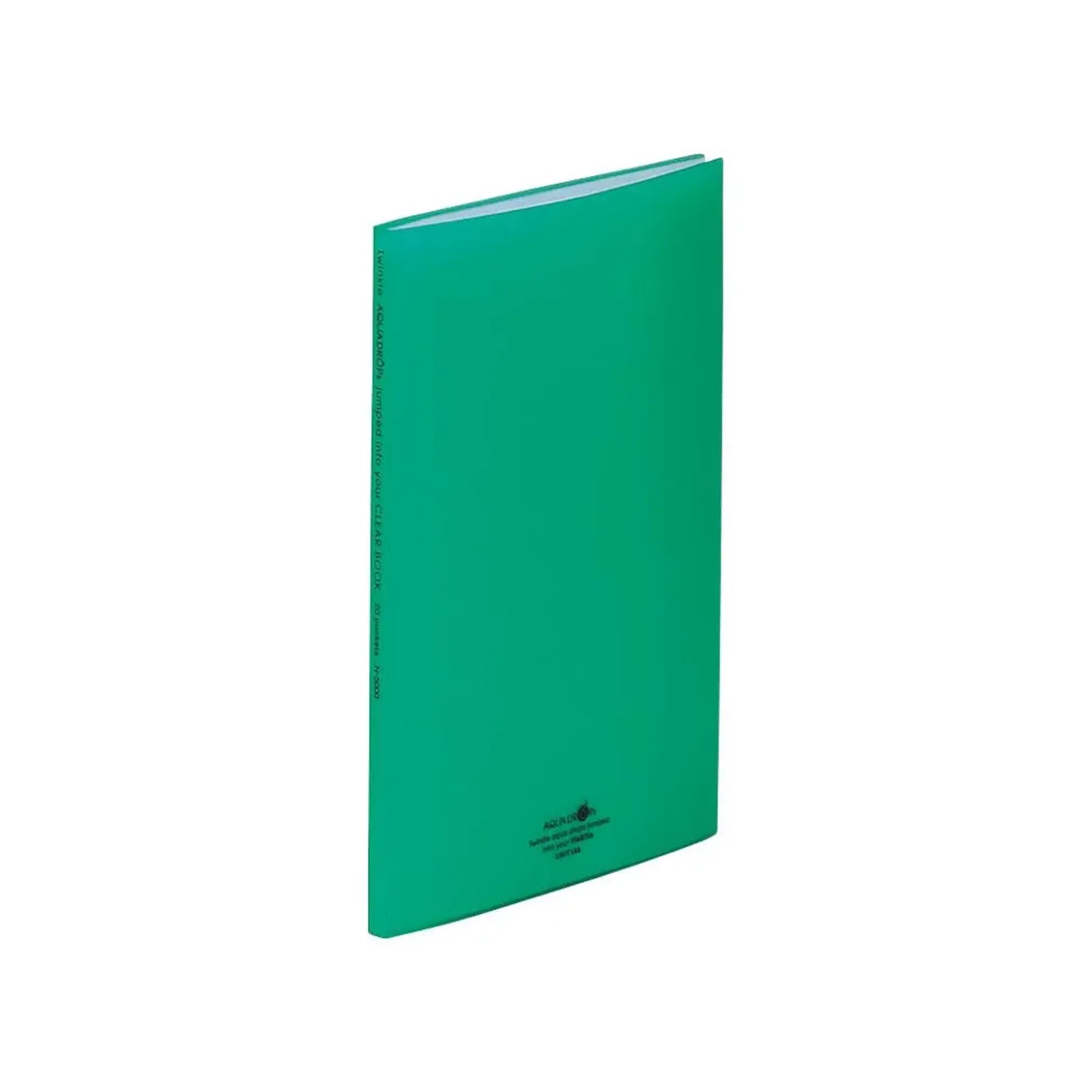 AQUA DROPs クリヤーブック(緑) N5000-7 画像01