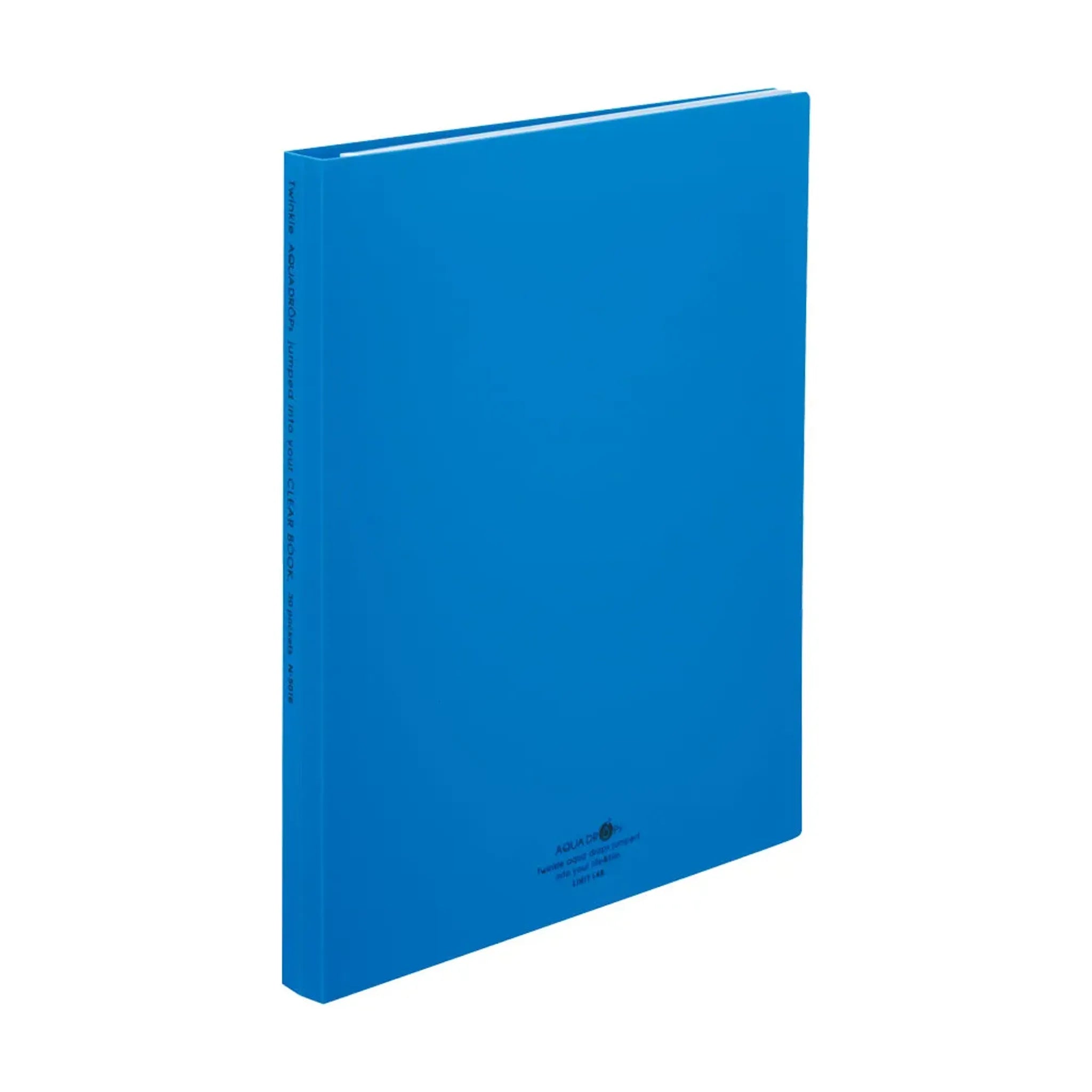 AQUA DROPs クリヤーブック＜ポケット交換タイプ＞(青) N5016-8 画像01