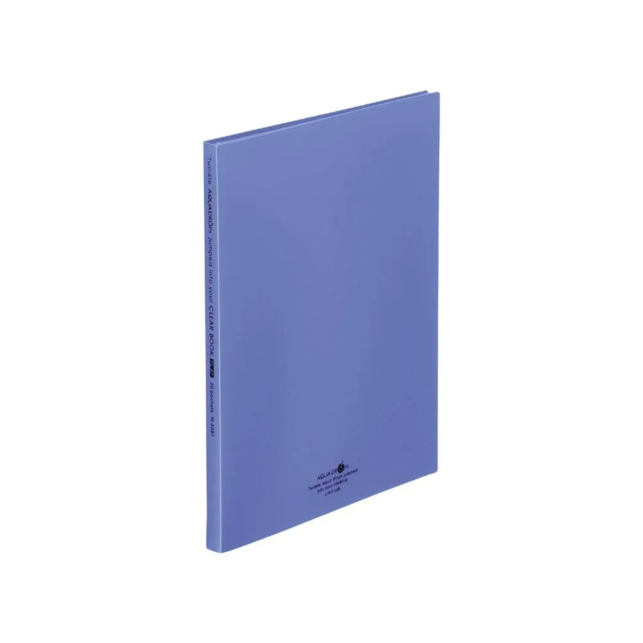 AQUA DROPs クリヤーブックフラット(青) N5061-8 画像01