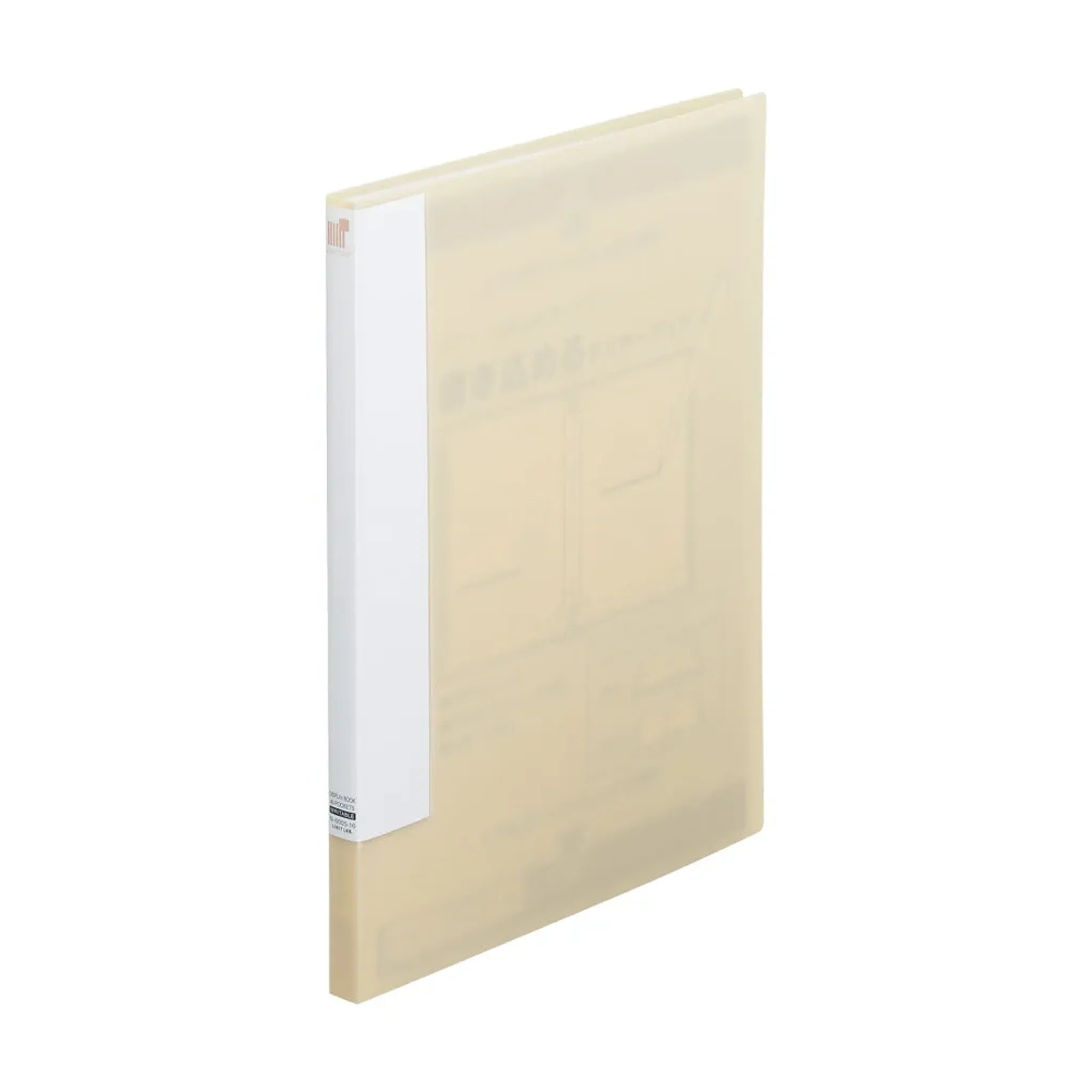 CUBE FIZZ 書き込めるクリヤーブック(ベージュ) N6005-16 画像01