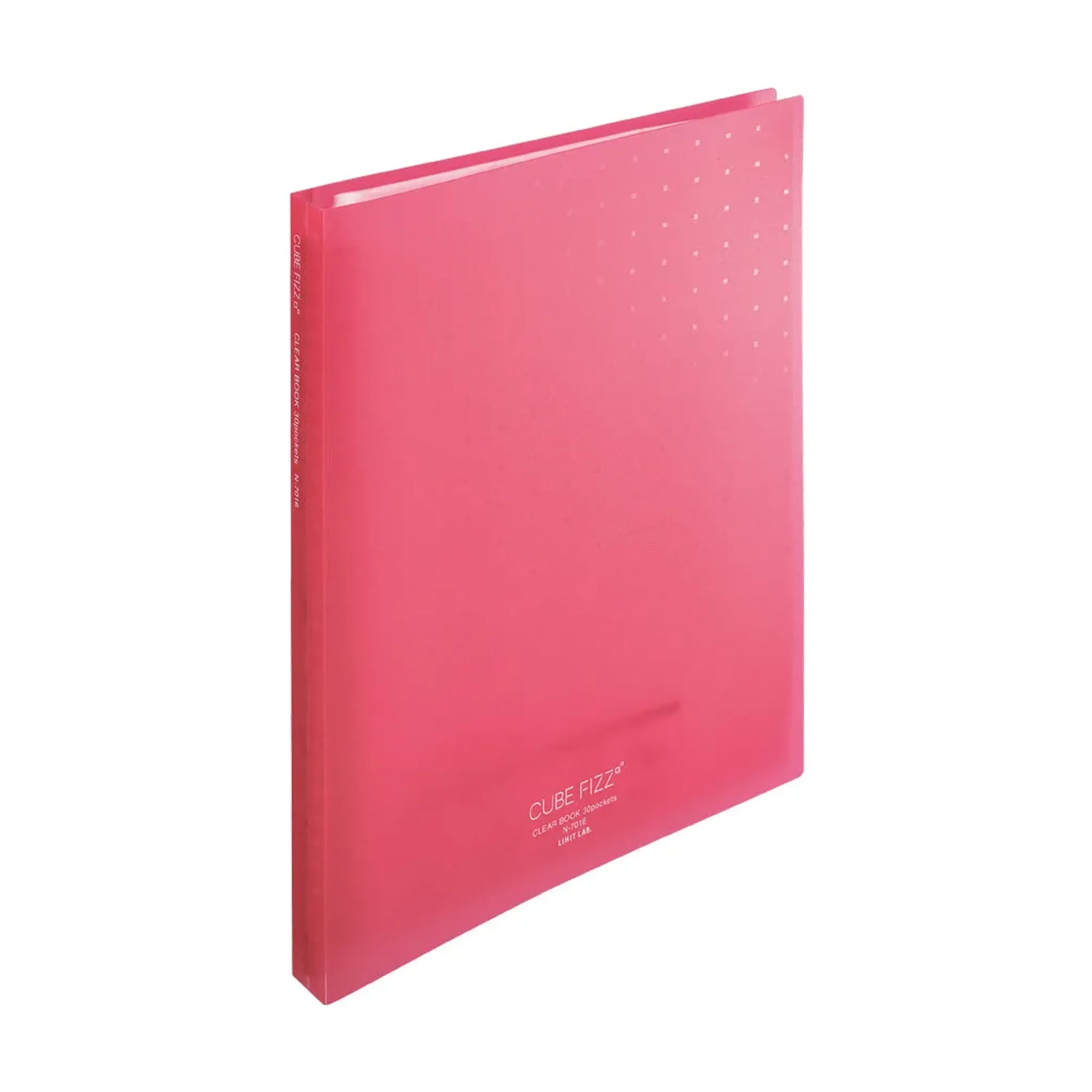 CUBE FIZZ クリヤーブック＜ポケット交換タイプ＞(ピンク) N7016-12 画像01