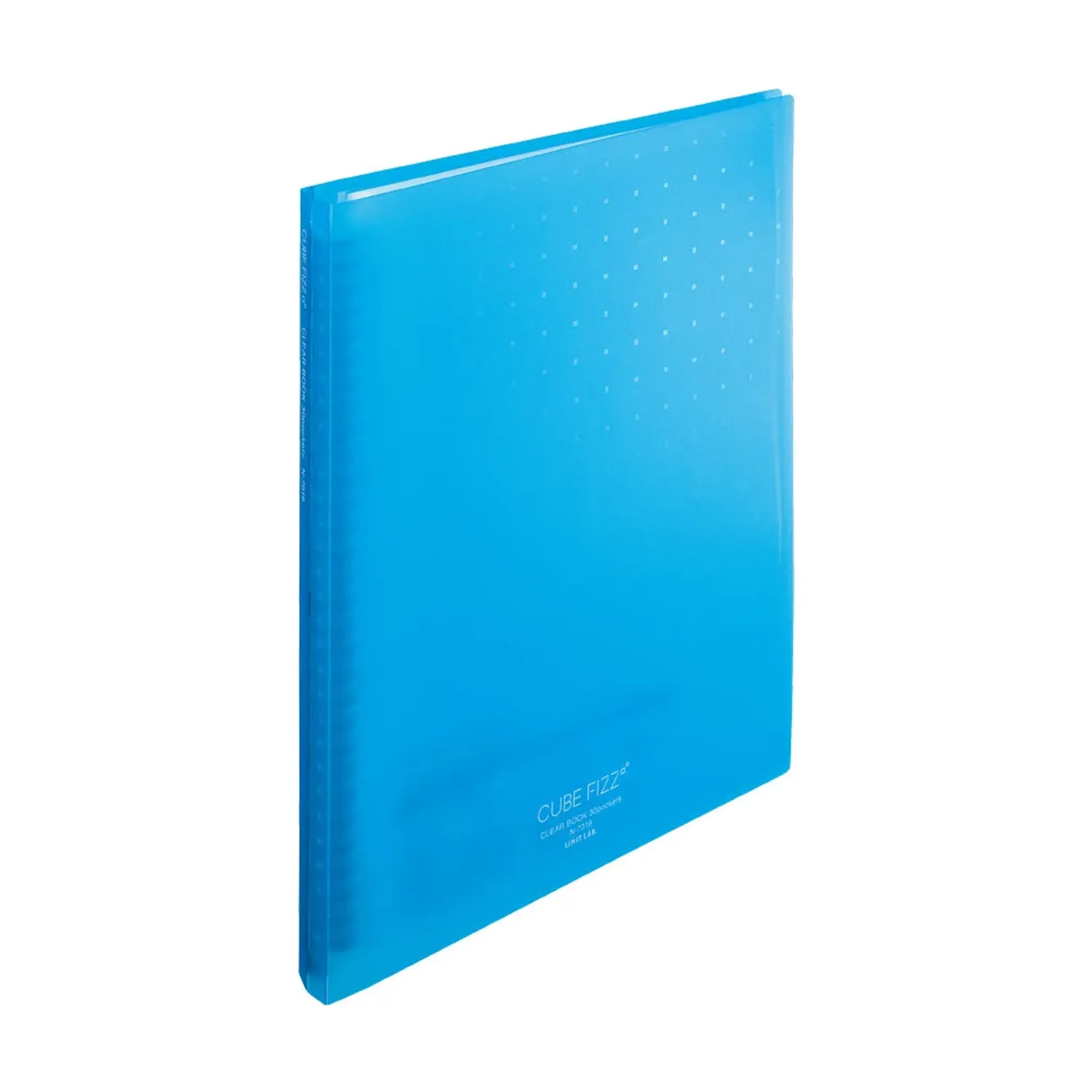 CUBE FIZZ クリヤーブック＜ポケット交換タイプ＞(ブルー) N7016-8 画像01