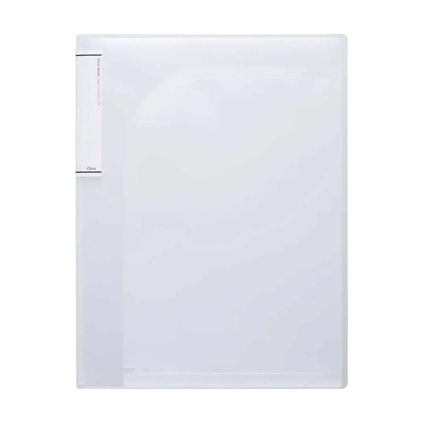 クリヤーブック（オープンポケット）(乳白) N7100-1 画像01