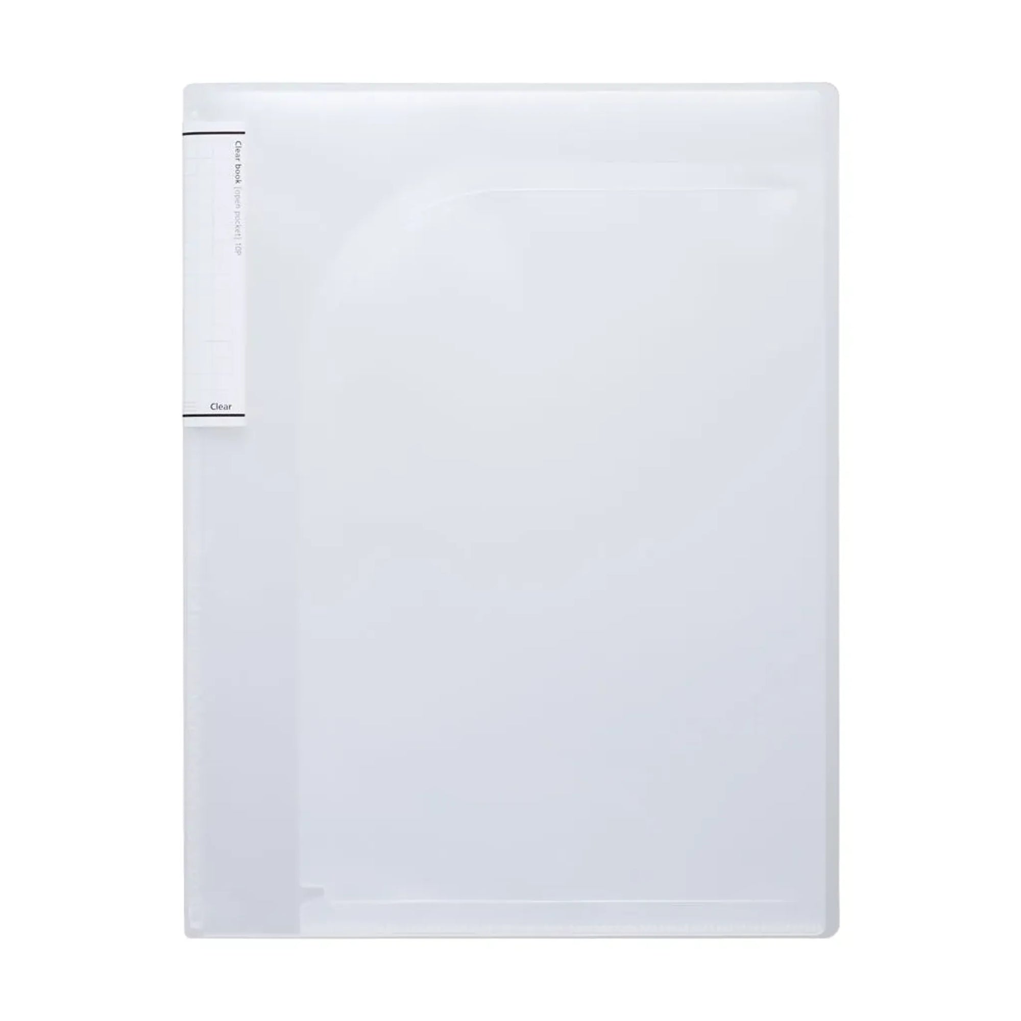 クリヤーブック（オープンポケット）(乳白) N7100-1 画像01