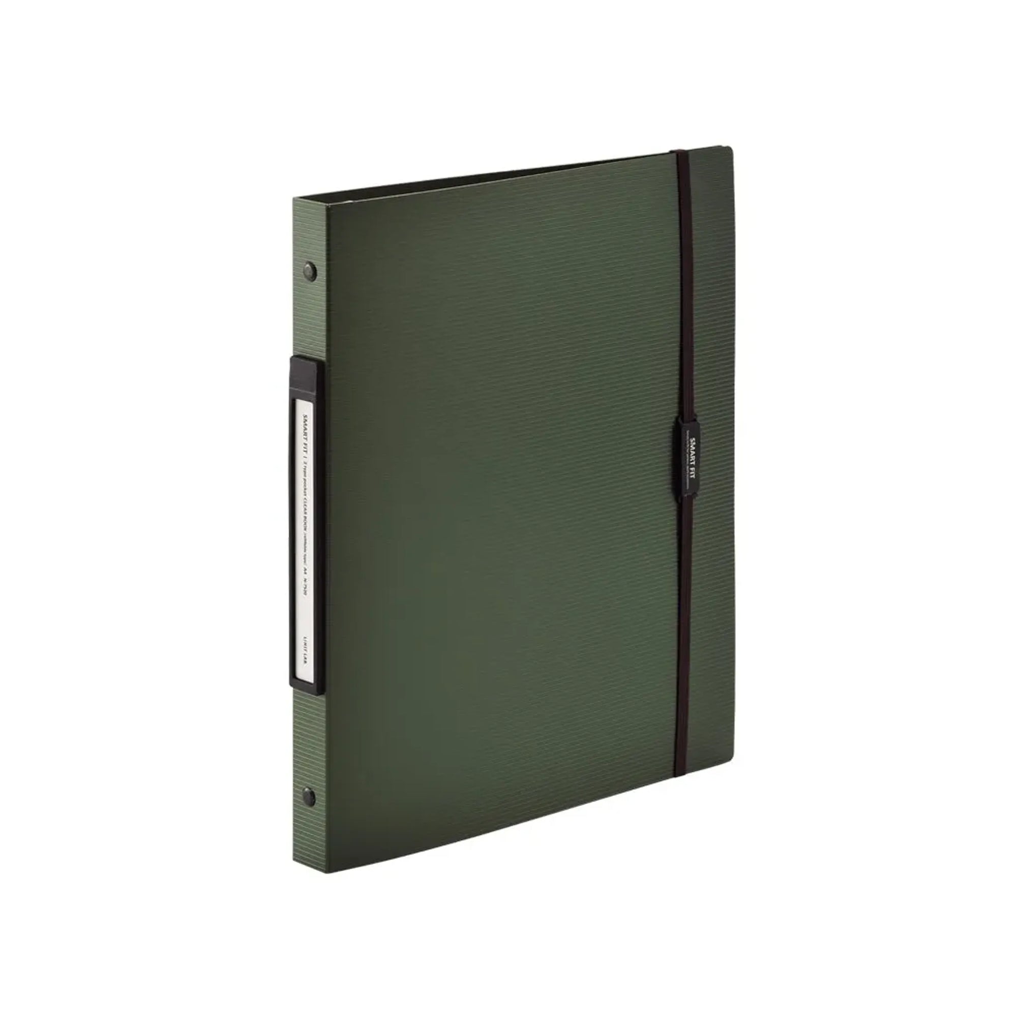 SMART FIT ２タイプポケットクリヤーブック交換式(オリーブ) N7520-22 画像01