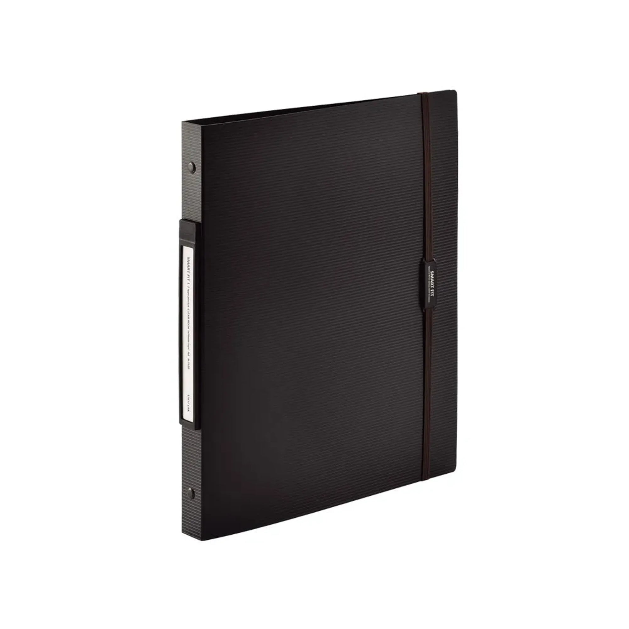 SMART FIT ２タイプポケットクリヤーブック交換式(ブラック) N7520-24 画像01