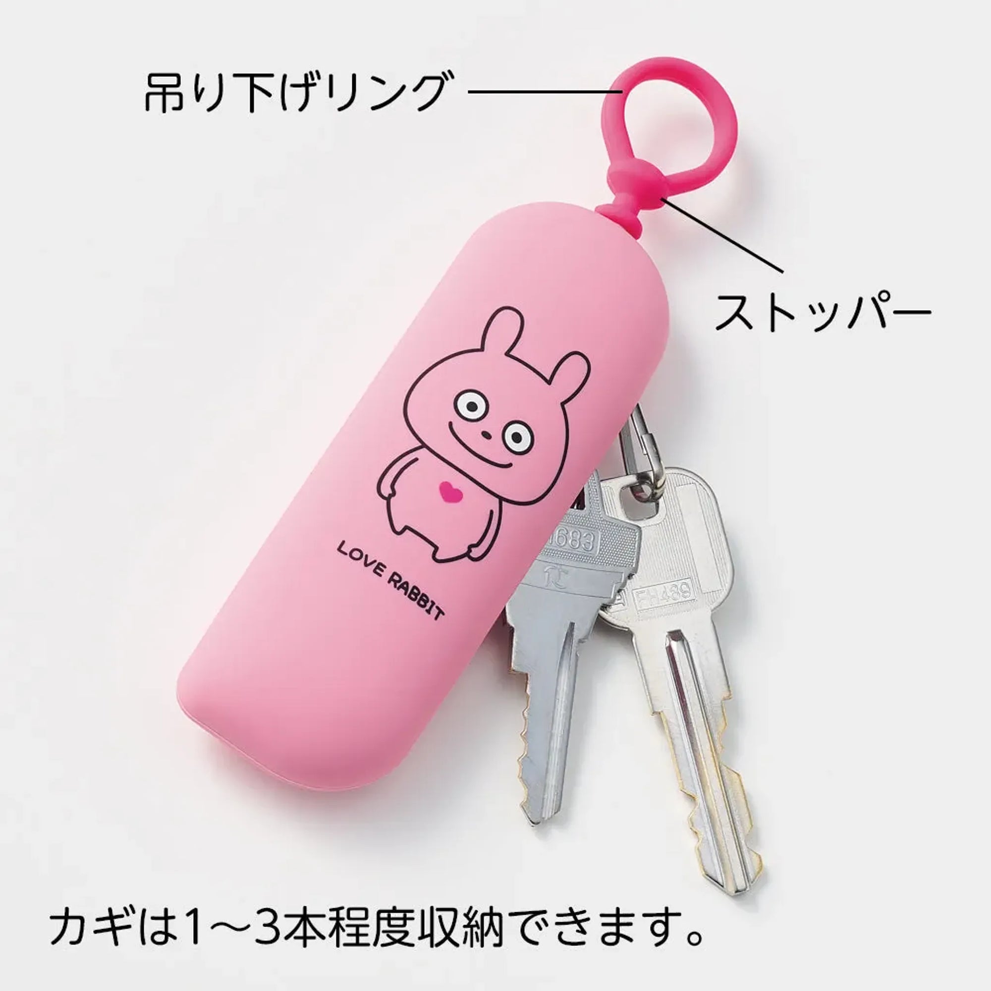 スタジオＵＧ×ＬＩＨＩＴ ＬＡＢ． スリムキーケース(こねずみ) UG7785-102 画像04