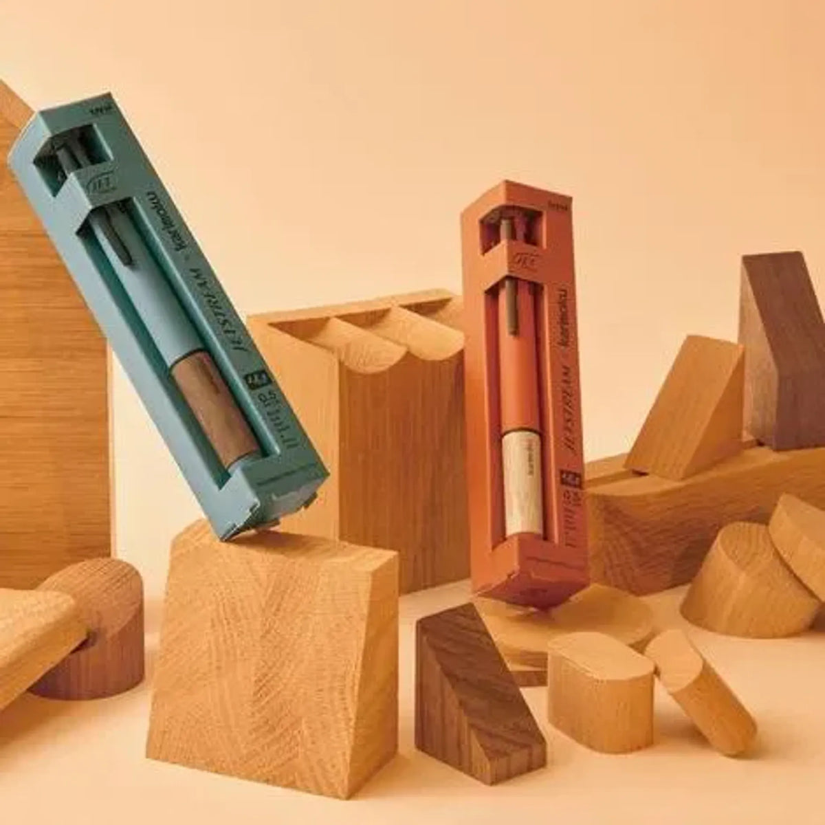 【5個セット】ジェットストリーム × karimoku 多機能ペン 4&1(サンセットオレンジ（ナラ）) 共通画像05
