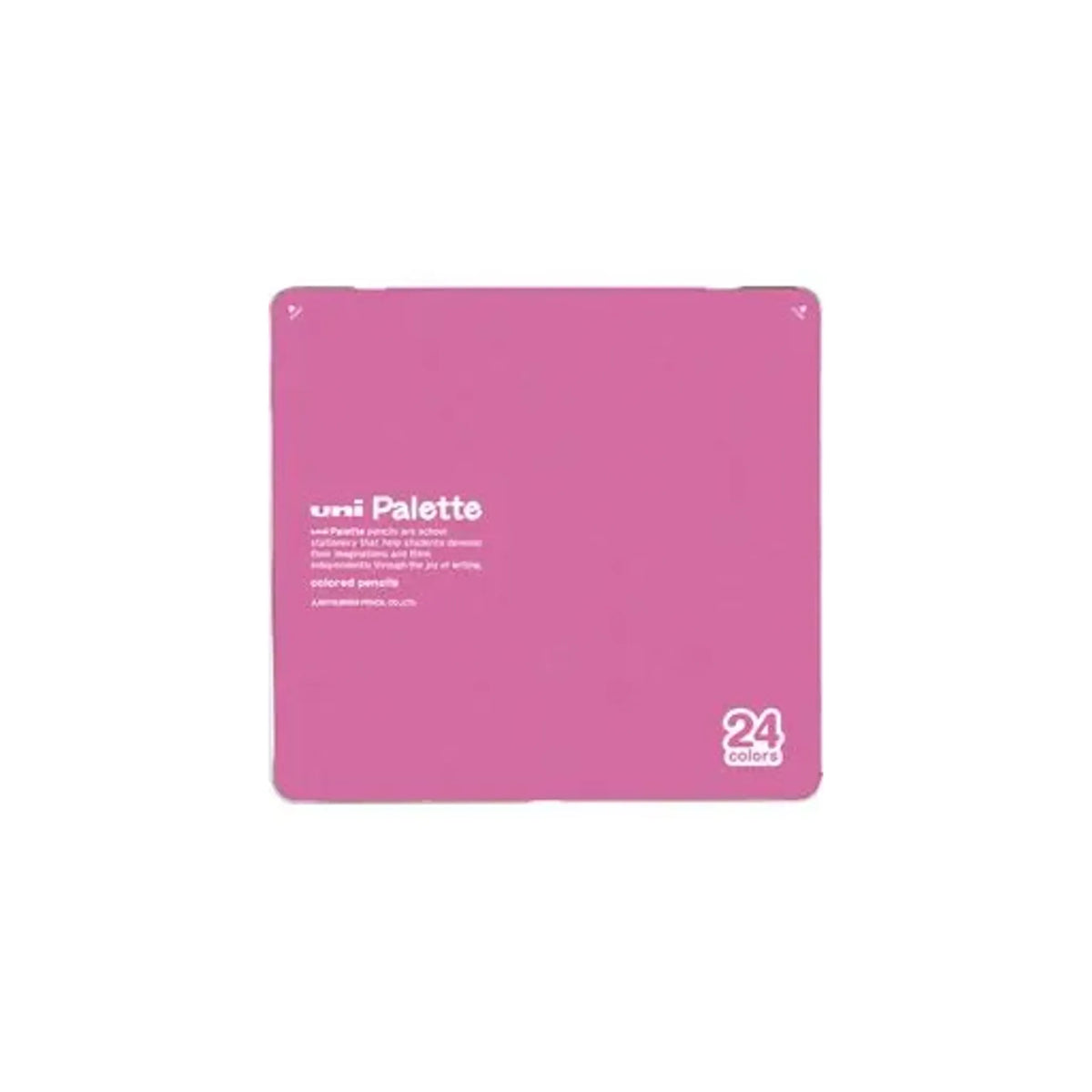 【5個セット】ユニ パレット 色えんぴつ 24色セット ピンク K88024CPLT.13 画像01