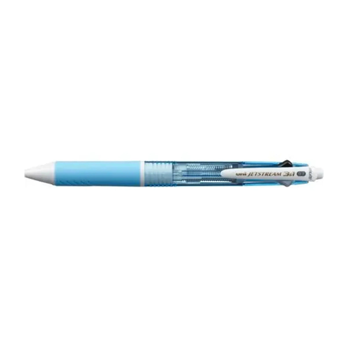 【10個セット】ジェットストリーム 多機能ペン 3＆1  0.7mm 水色 MSXE460007.8 画像01