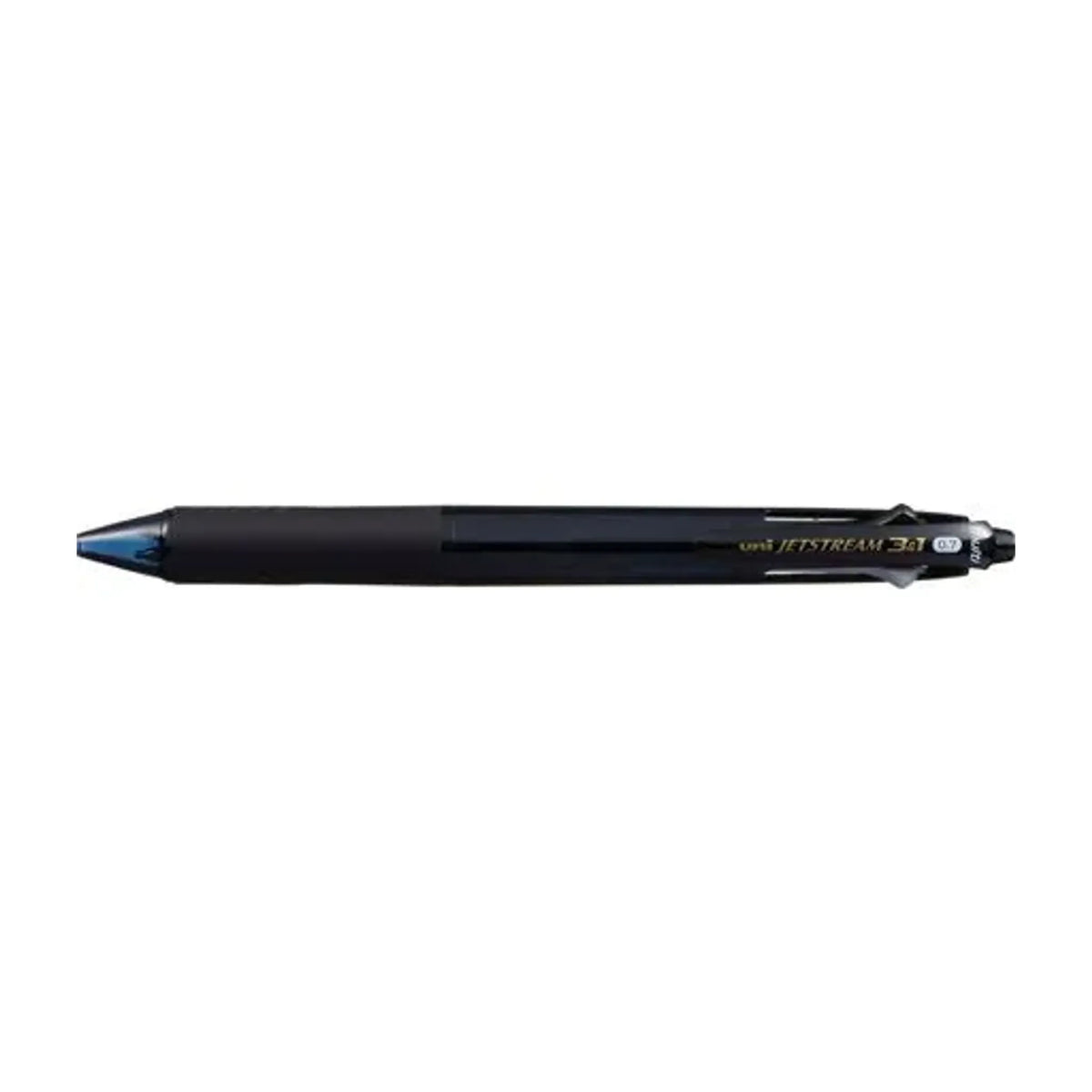 【10個セット】ジェットストリーム 多機能ペン 3＆1  0.7mm 透明ブラック MSXE460007T24 画像01