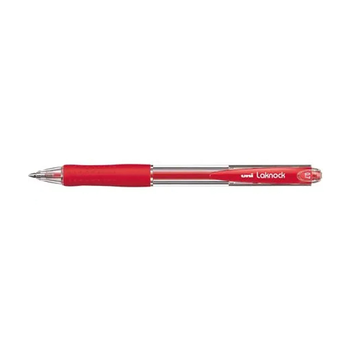 【50個セット】ベリー楽ノック（ノック式） 0.7mm 赤 SN10007.15 画像01