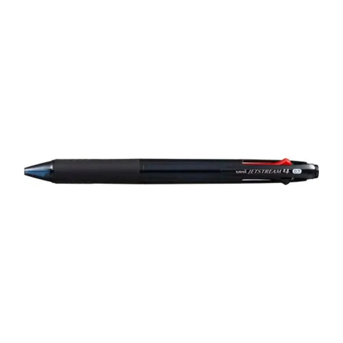 【10個セット】ジェットストリーム 4色ボールペン 0.7mm 透明ブラック SXE450007T.24 画像01