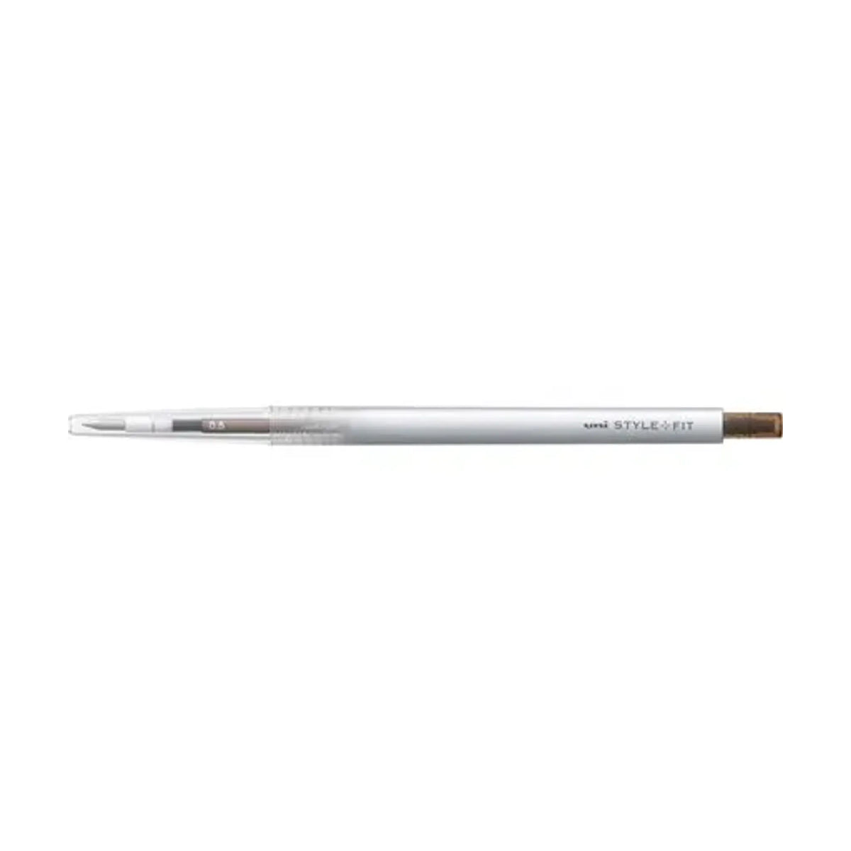 【50個セット】スタイルフィット ゲルインクボールペン ノック式（リフィル入）(0.5mm ブラウンブラック) UMN13905.22 画像01