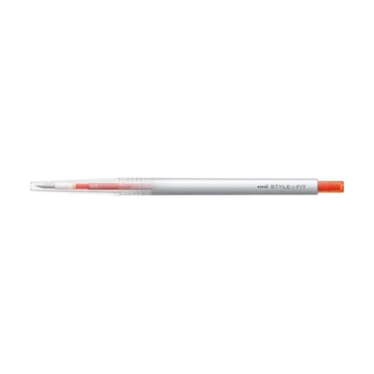 【50個セット】スタイルフィット ゲルインクボールペン ノック式（リフィル入）(0.5mm マンダリンオレンジ) UMN13905.38 画像01