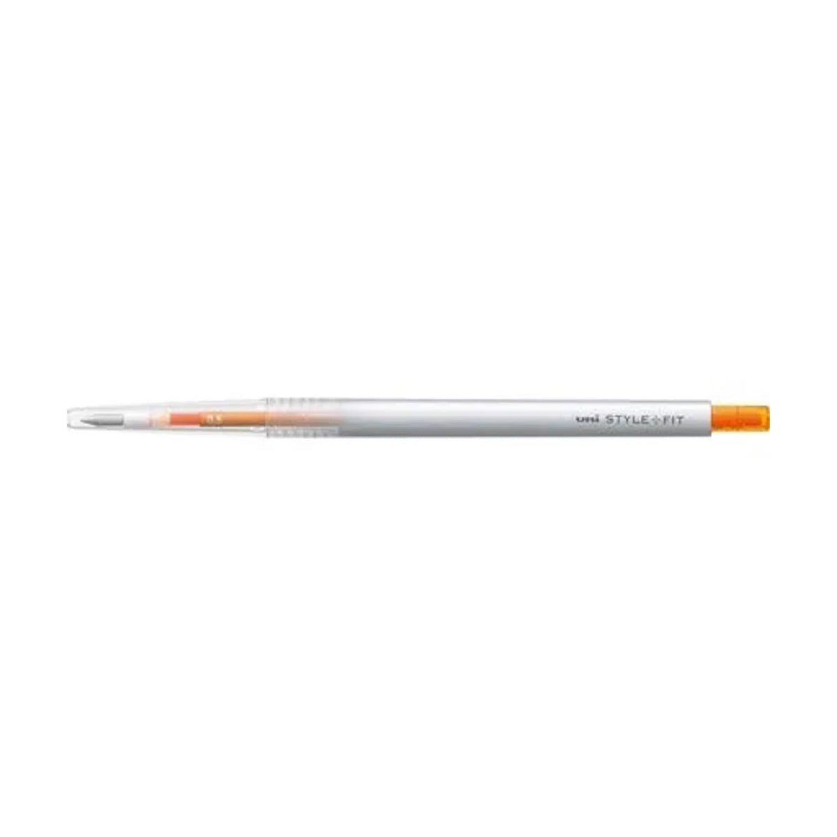 【50個セット】スタイルフィット ゲルインクボールペン ノック式（リフィル入）(0.5mm オレンジ) UMN13905.4 画像01