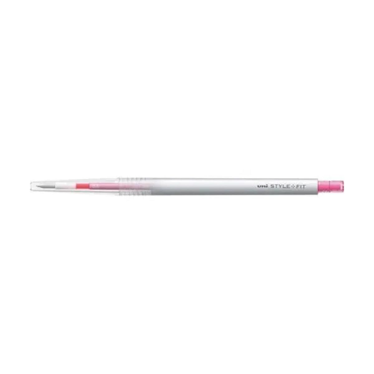 【50個セット】スタイルフィット ゲルインクボールペン ノック式（リフィル入）(0.5mm ローズピンク) UMN13905.66 画像01