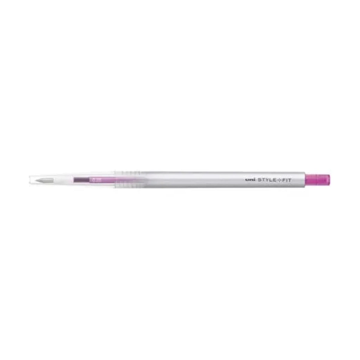 【50個セット】スタイルフィット ゲルインクボールペン ノック式（リフィル入）(0.28mm ピンク) UMN13928.13 画像01