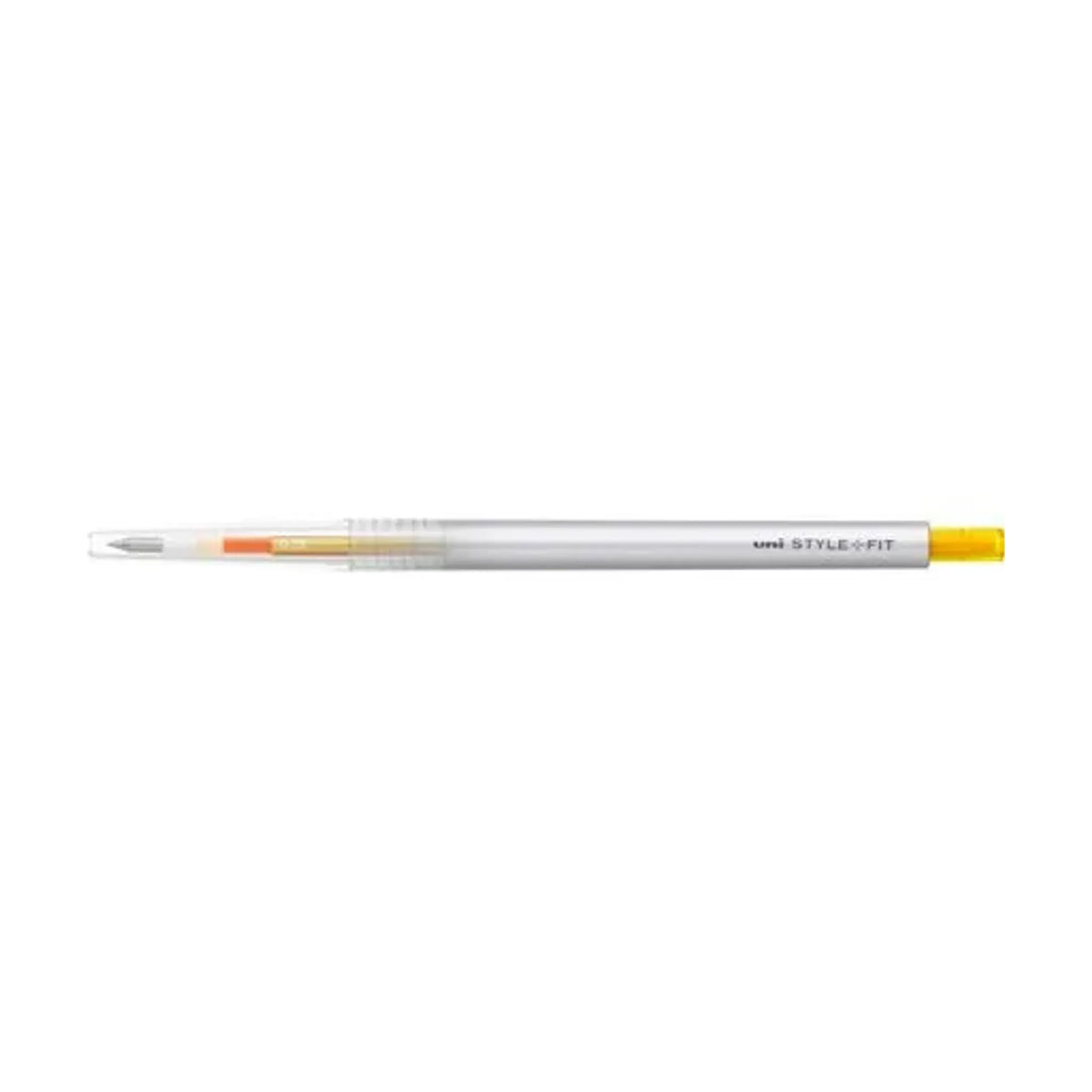 【50個セット】スタイルフィット ゲルインクボールペン ノック式（リフィル入）(0.28mm ゴールデンイエロー) UMN13928.69 画像01