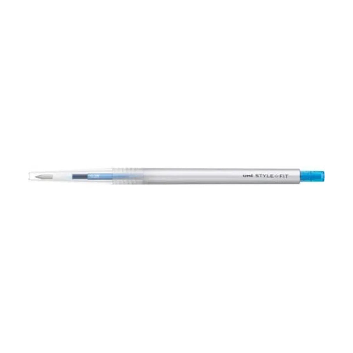 【50個セット】スタイルフィット ゲルインクボールペン ノック式（リフィル入）(0.28mm ライトブルー) UMN13928.8 画像01
