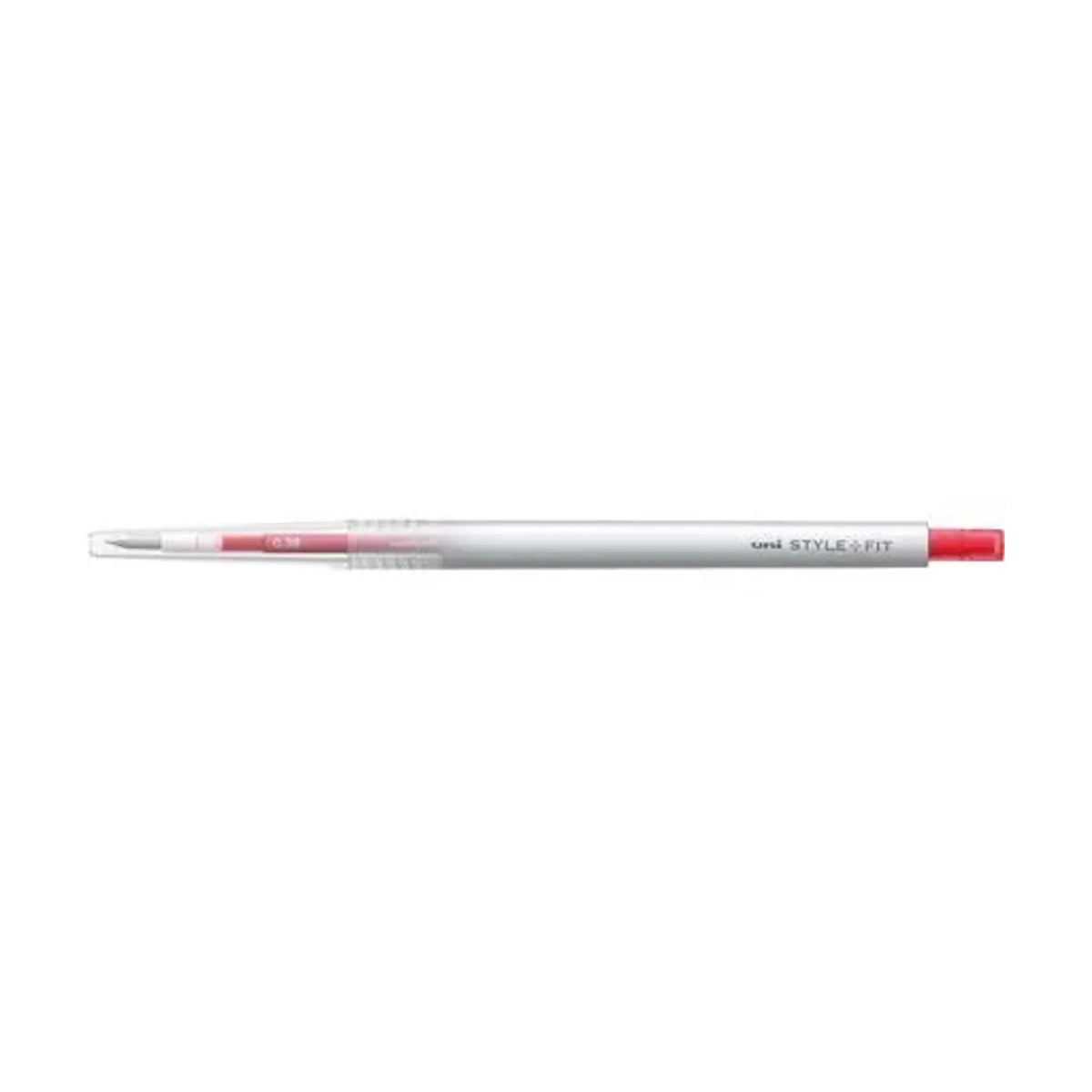 【50個セット】スタイルフィット ゲルインクボールペン ノック式（リフィル入）(0.38mm レッド) UMN13938.15 画像01