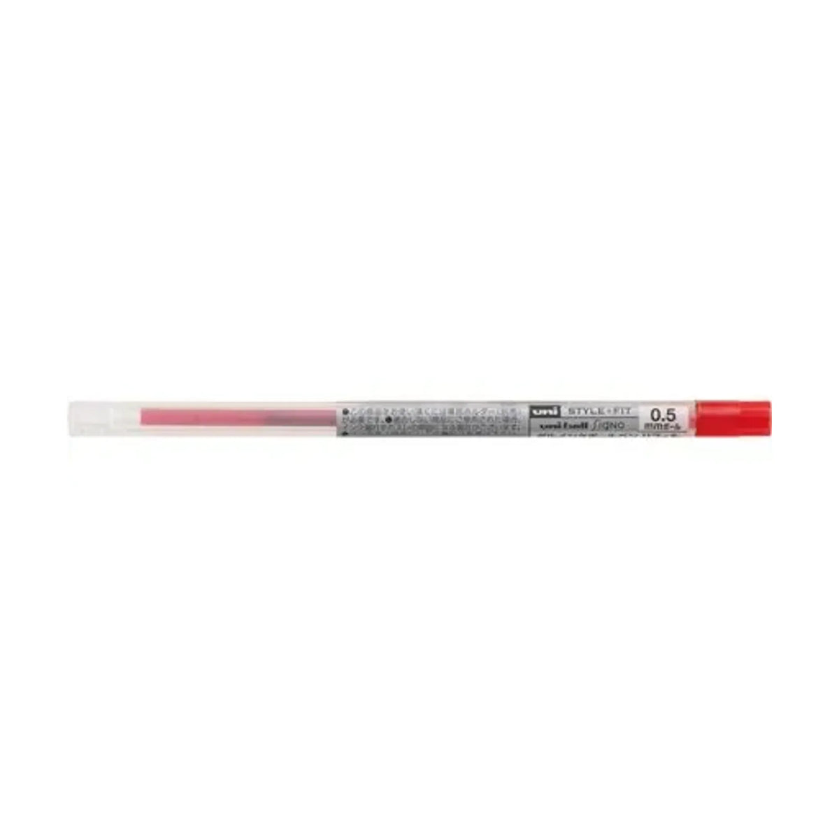 【50個セット】スタイルフィット ゲルインクボールペン ユニボール シグノ リフィル 0.5mm レッド UMR10905.15 画像01