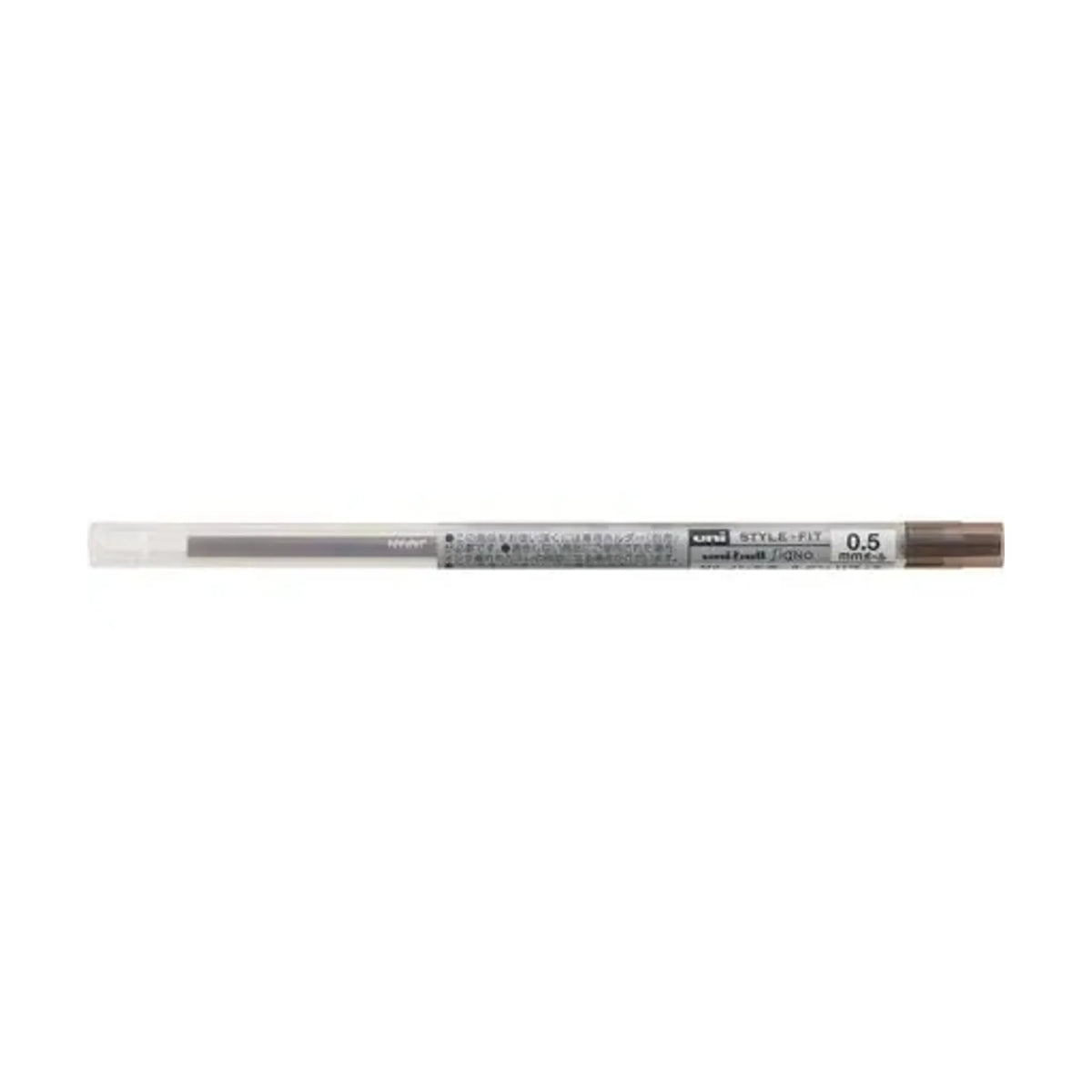 【50個セット】スタイルフィット ゲルインクボールペン ユニボール シグノ リフィル 0.5mm ブラウンブラック UMR10905.22 画像01