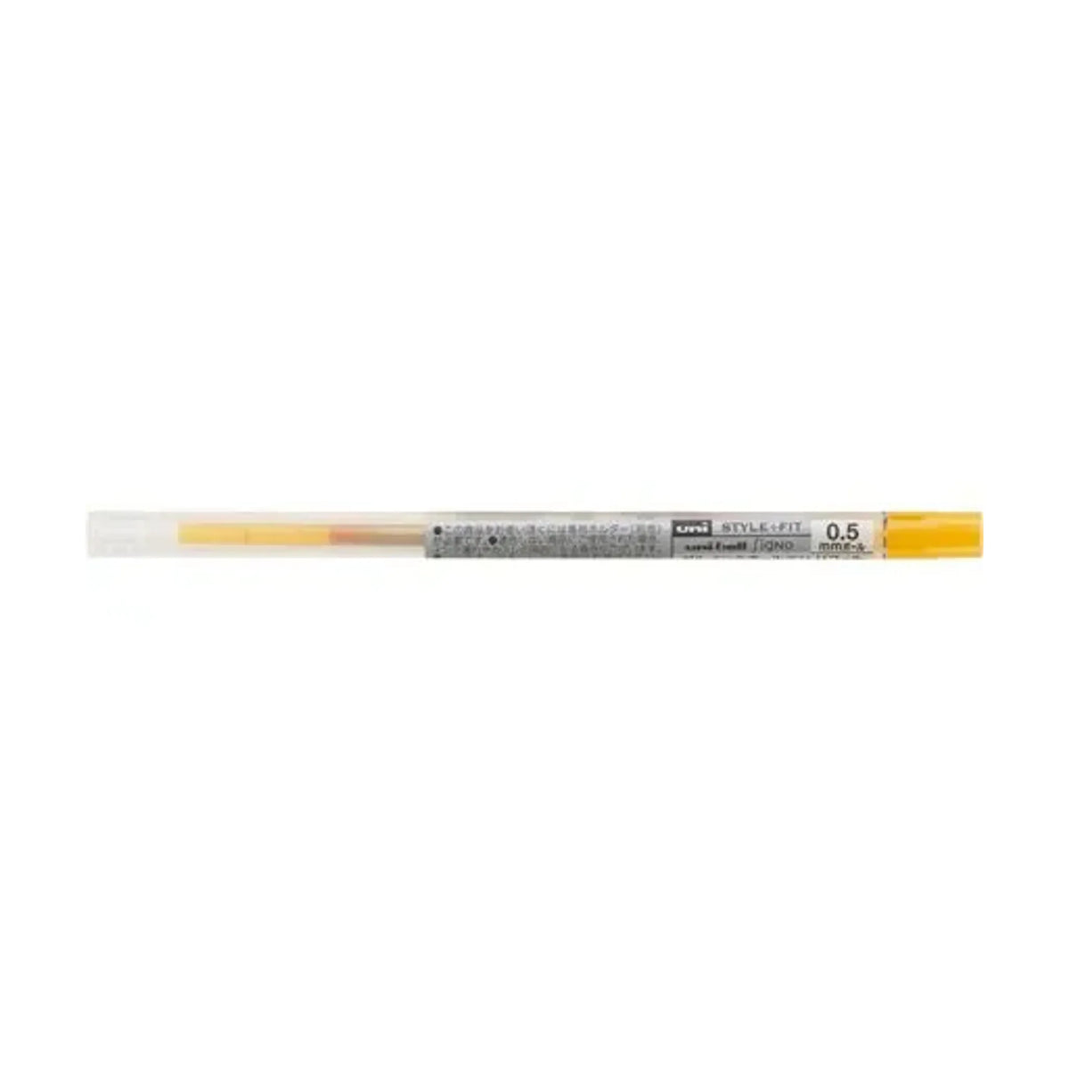 【50個セット】スタイルフィット ゲルインクボールペン ユニボール シグノ リフィル 0.5mm ゴールデンイエロー UMR10905.69 画像01