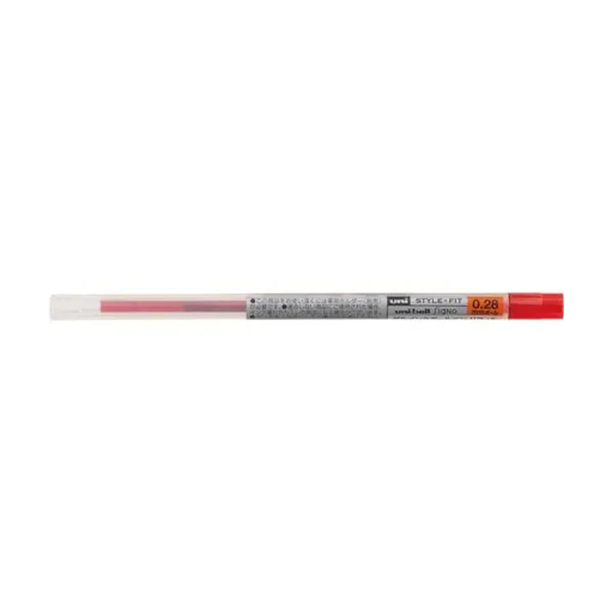 【50個セット】スタイルフィット ゲルインクボールペン ユニボール シグノ リフィル 0.28mm レッド UMR10928.15 画像01